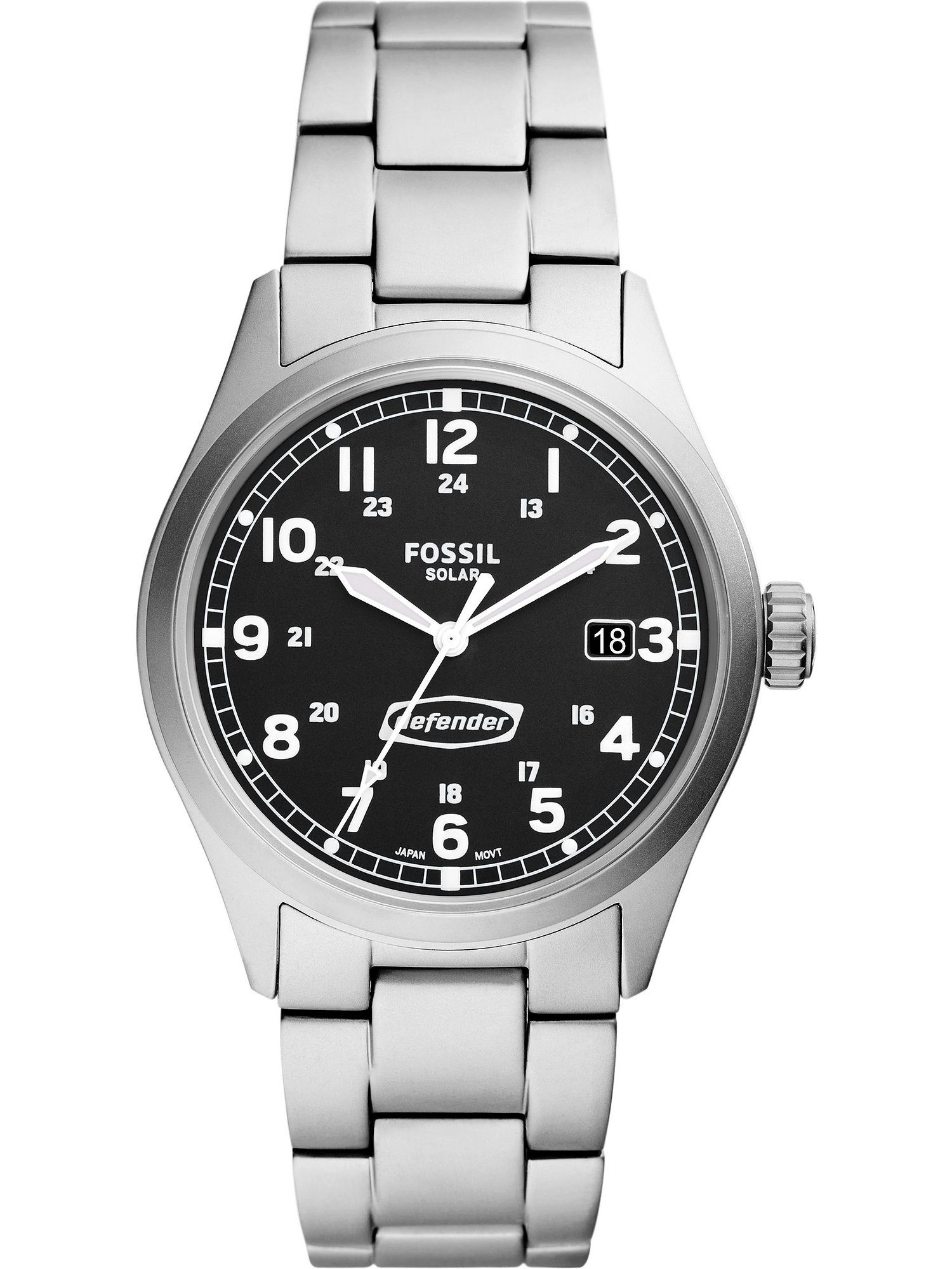 Quarzuhr Fossil Herren-Uhren Analog Solar
