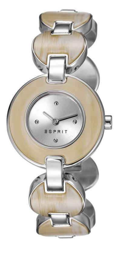 Esprit Quarzuhr, Damen-Armbanduhr Analog Quarz Edelstahl ES106572001
