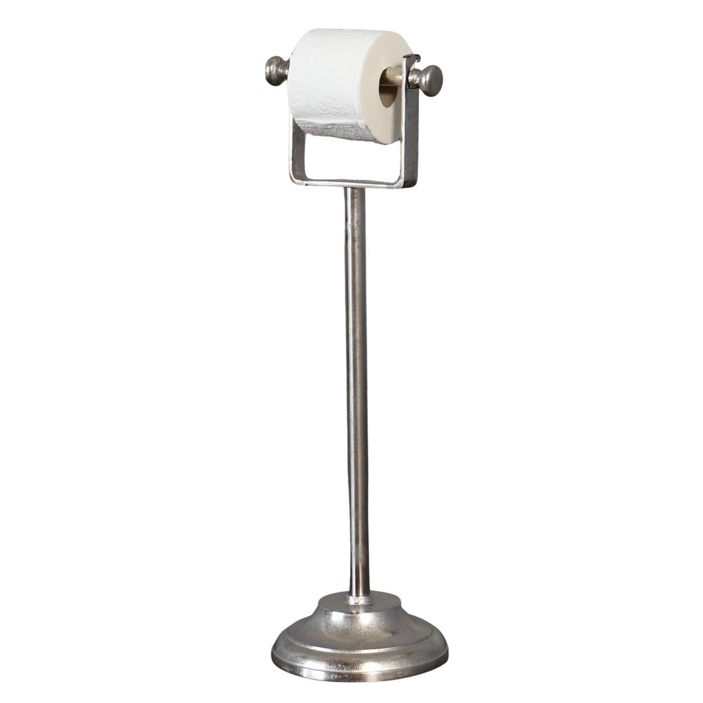 baario Toilettenpapierhalter Toilettenpapierhalter CORSY, stehend antik sil günstig online kaufen