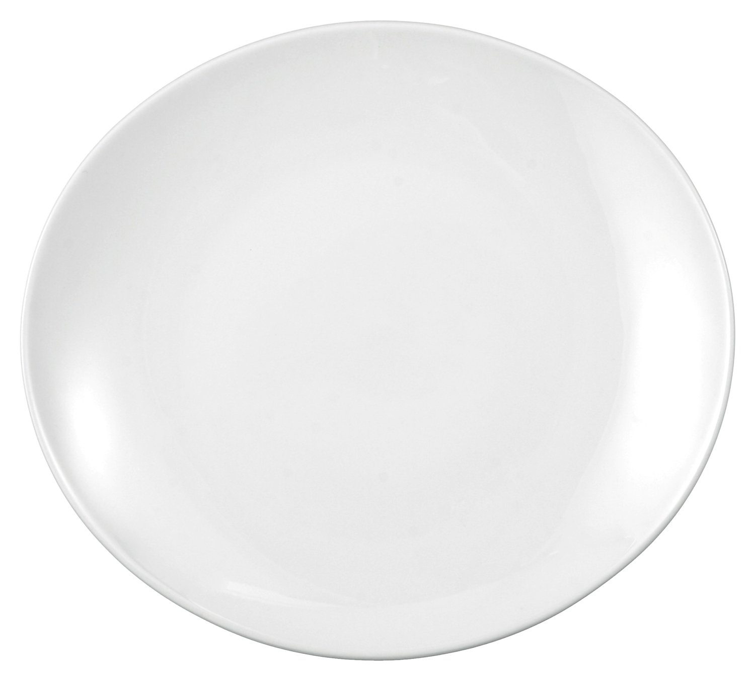 Seltmann Weiden Speiseteller MODERN LIFE BBQ, Speiseteller oval, Weiß, Ø 29 cm, (1 St)