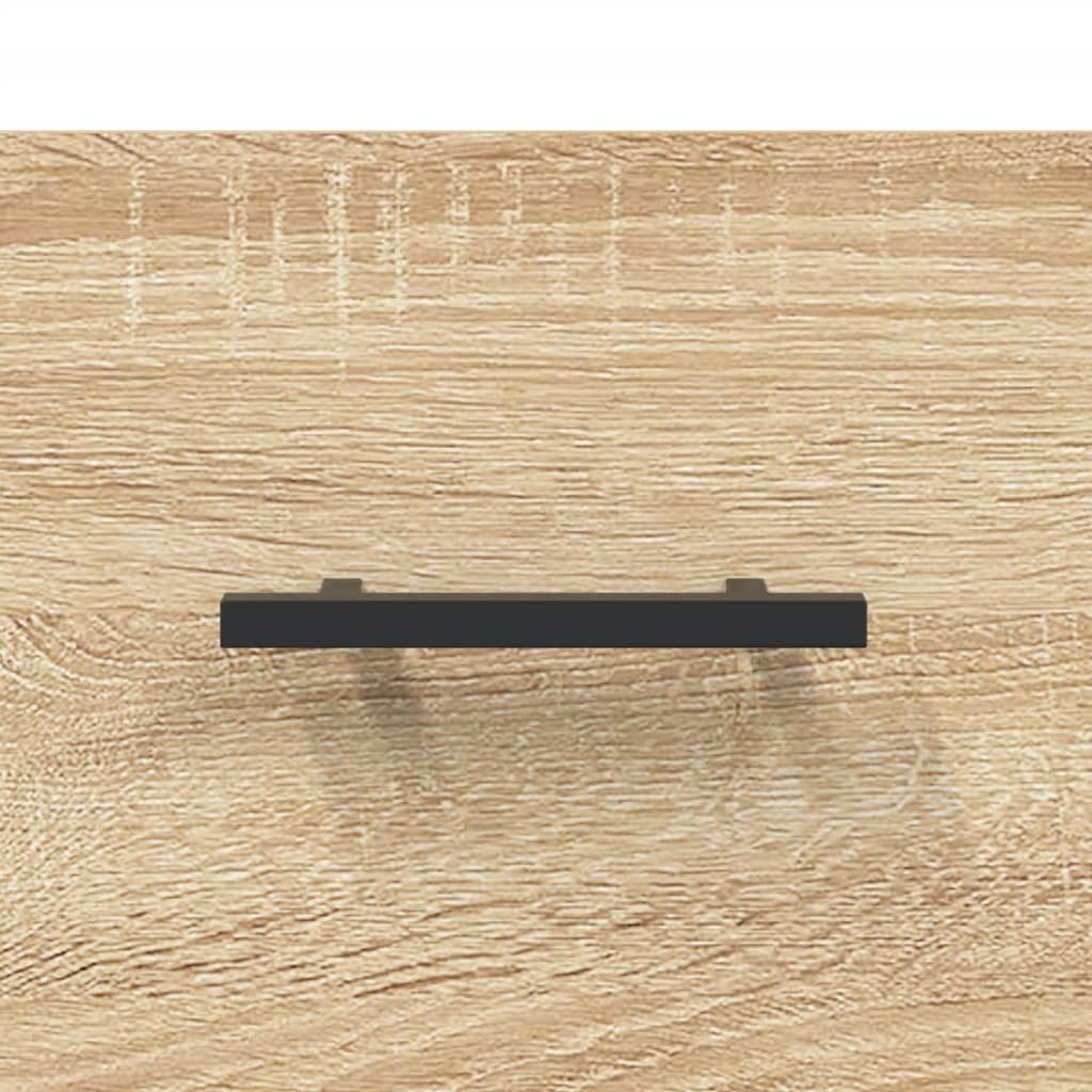 Fächerschrank (1-St) vidaXL Holzwerkstoff Sonoma-Eiche Eiche Wandschrank 60x36,5x35 Sonoma cm