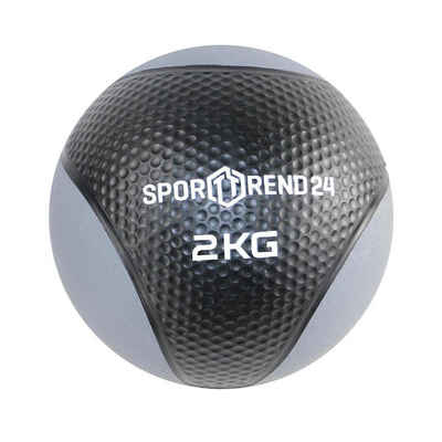 Sporttrend 24 Medizinball 2 KG Medizinball, Slamball Wallball Gewichtsball Gewichtball Fitnessball Sportball Trainingsball