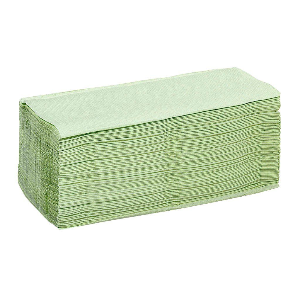 WEPA Papierhandtuch Satino by wepa Papierhandtücher comfort Z-Falz 2-lagig grün - 3.200 Tü