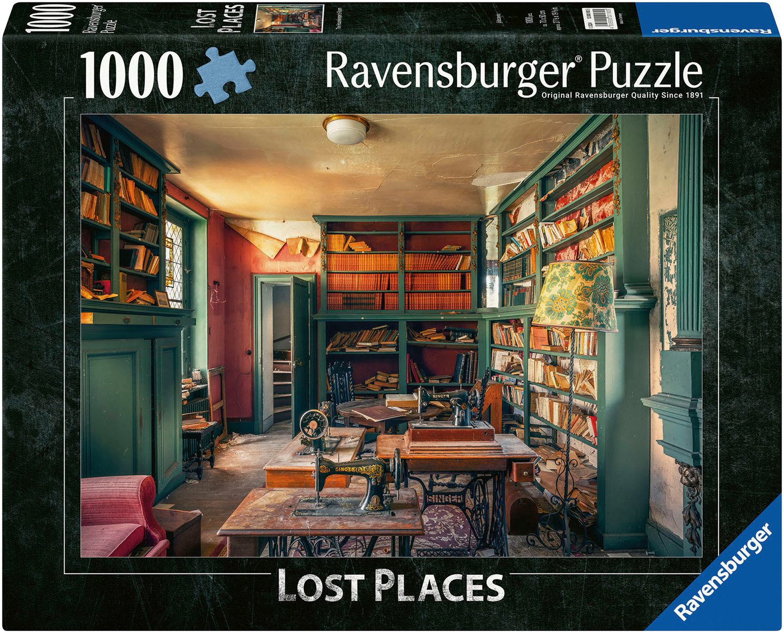Ravensburger Puzzle Lost Places, Mysterious castle library, 1000 Puzzleteil günstig online kaufen