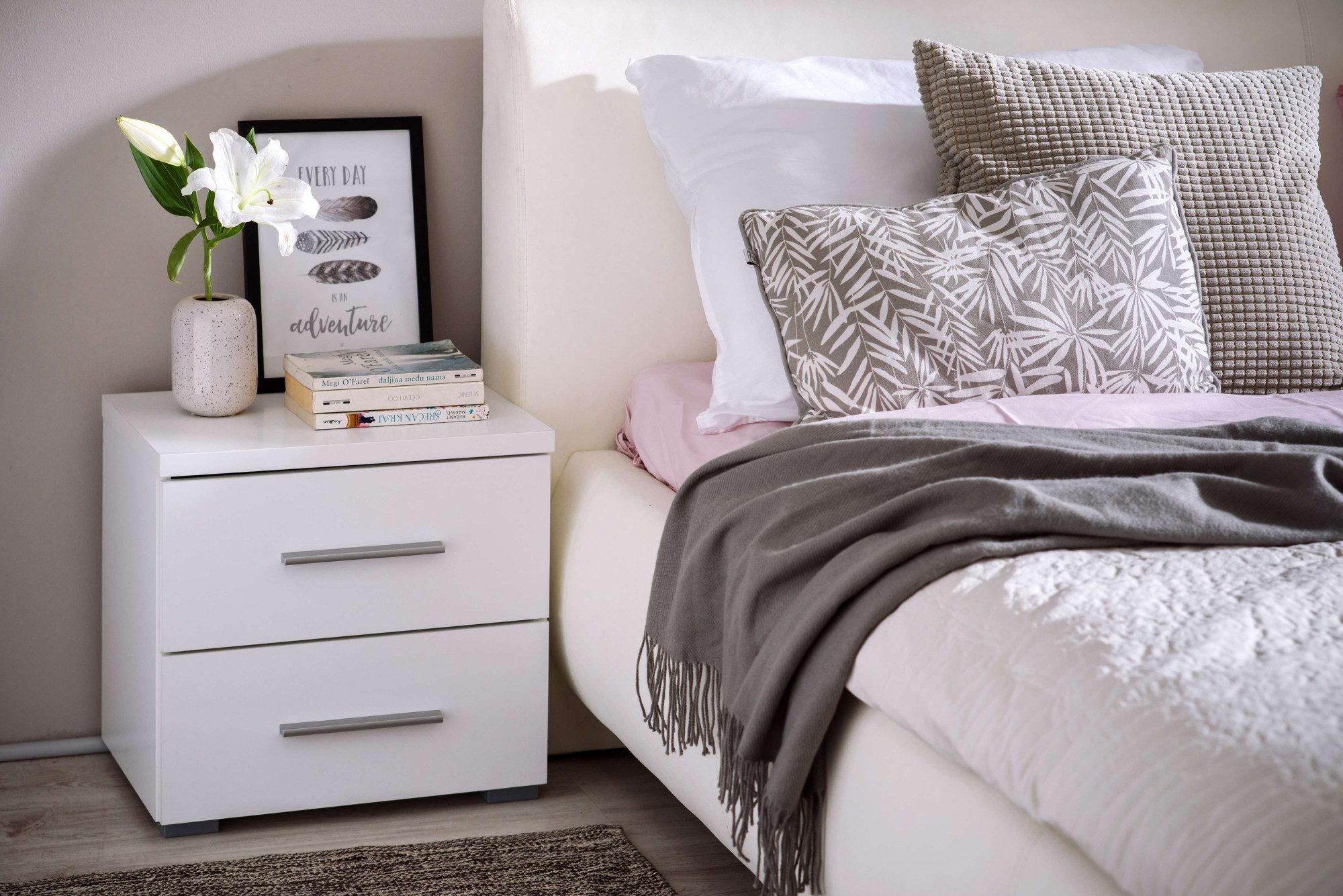 Home affaire Nachtkonsole Uni Nachttisch, Nachtkommode, günstig online kaufen