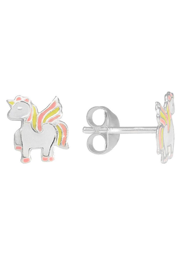 Firetti Paar Ohrstecker Schmuck Anlass 925 Geburtstag Ohrschmuck Silber Weihnachten Einhorn, Kleid, zu Geschenk Jeans, Shirt, Sneaker