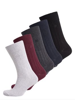 Superdry Freizeitsocken Superdry Socken Fünferpack CASUAL RIB SOCK GIFT SET Dark Multi