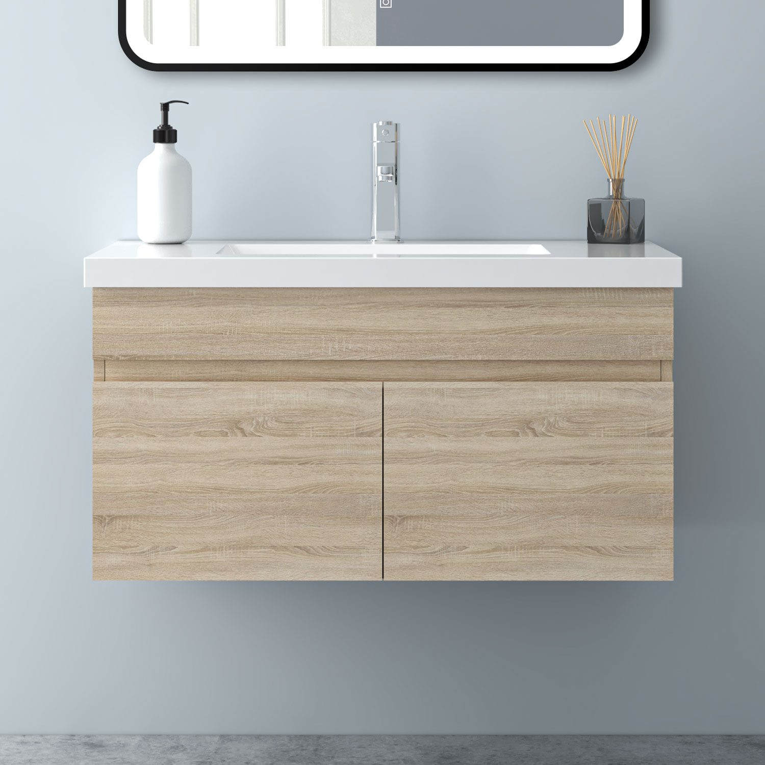 Aica Sanitär Waschtisch Unterschrank Waschbecken Waschtisch günstig online kaufen