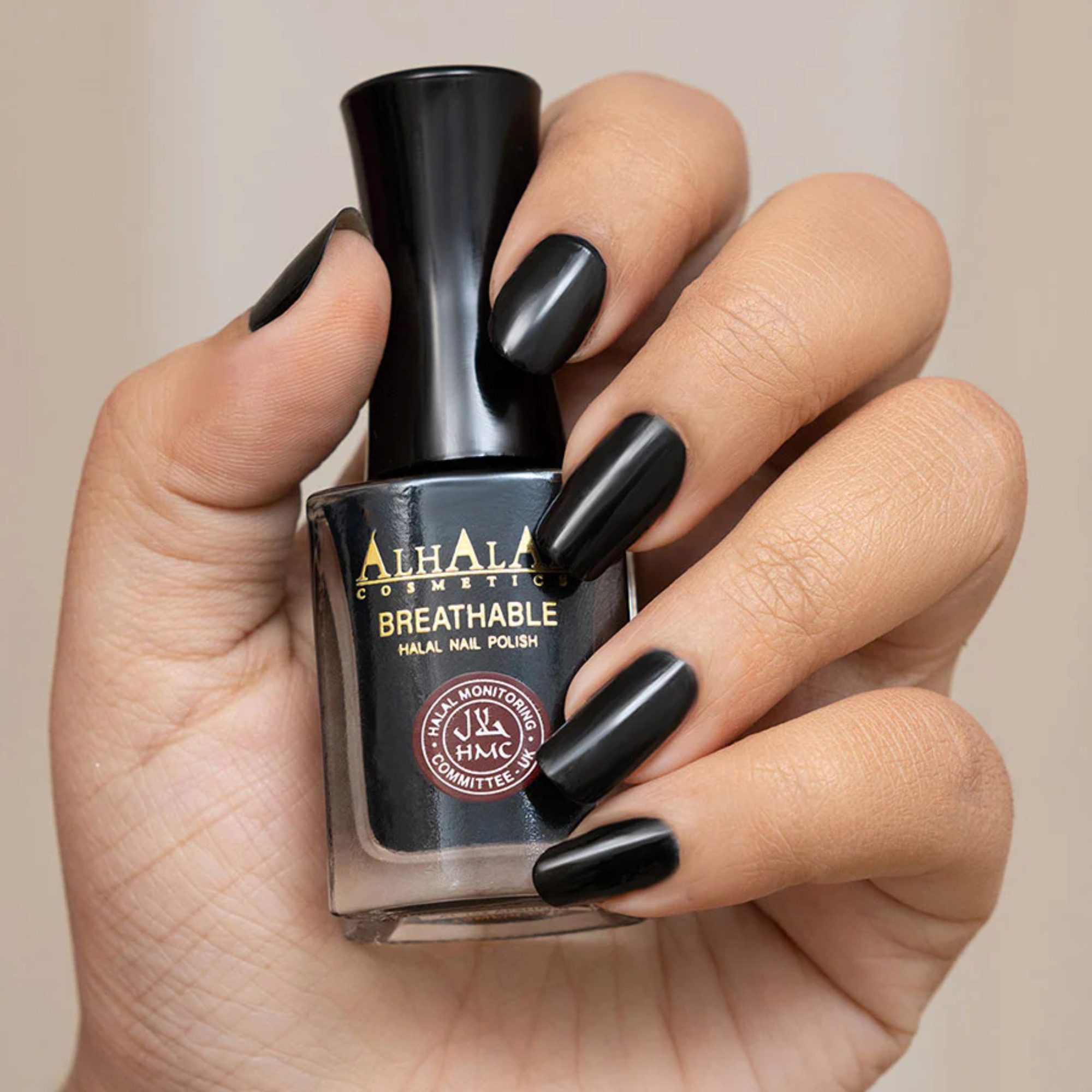 Alhalal Cosmetics Ltd. Nagellack Atmungsaktiver Halal Nagellack – alkoholfrei & wasserdurchlässig, Halal HMC-Zertifiziert,Vegan & alkoholfrei
