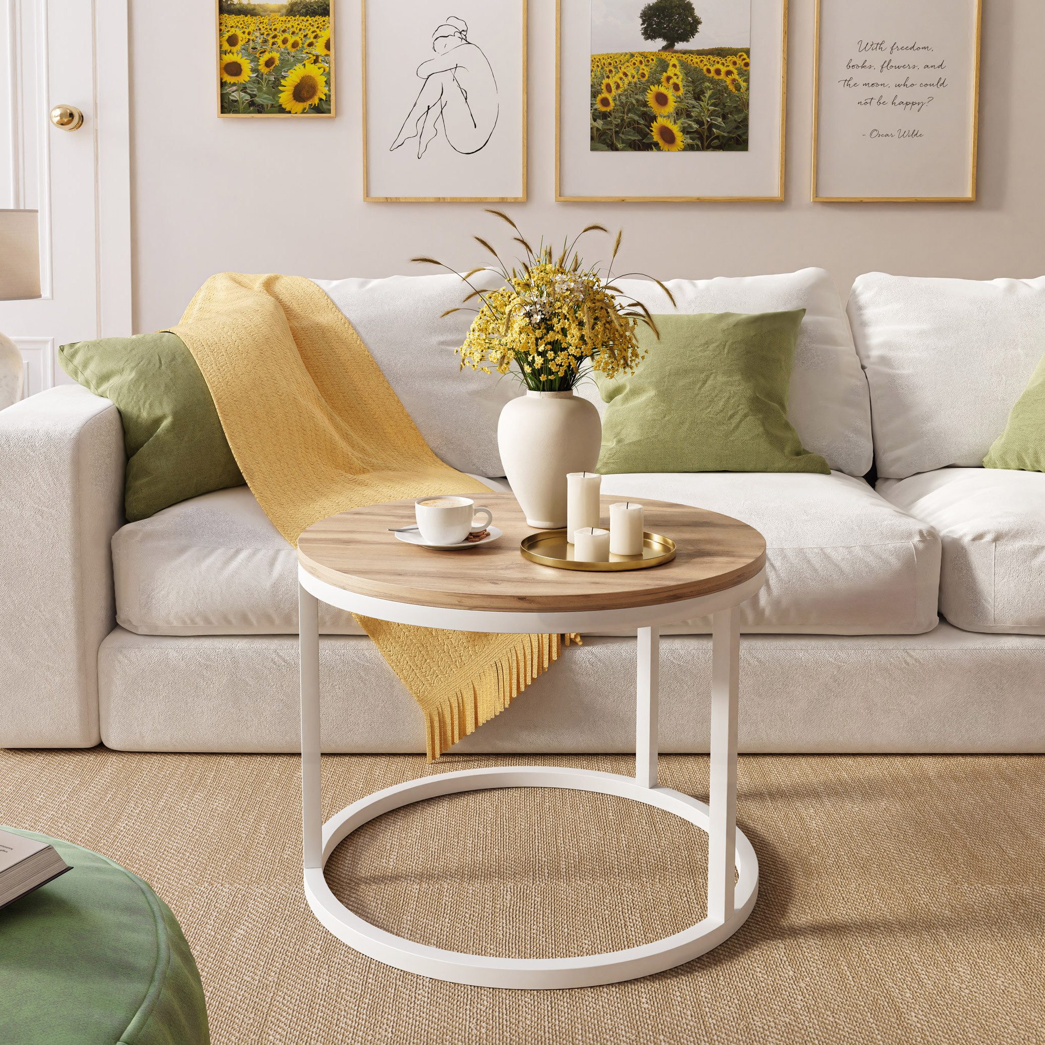 Lookway Couchtisch CIRI mit einer Platte in Holzdekor (1x Couchtisch), Durc günstig online kaufen