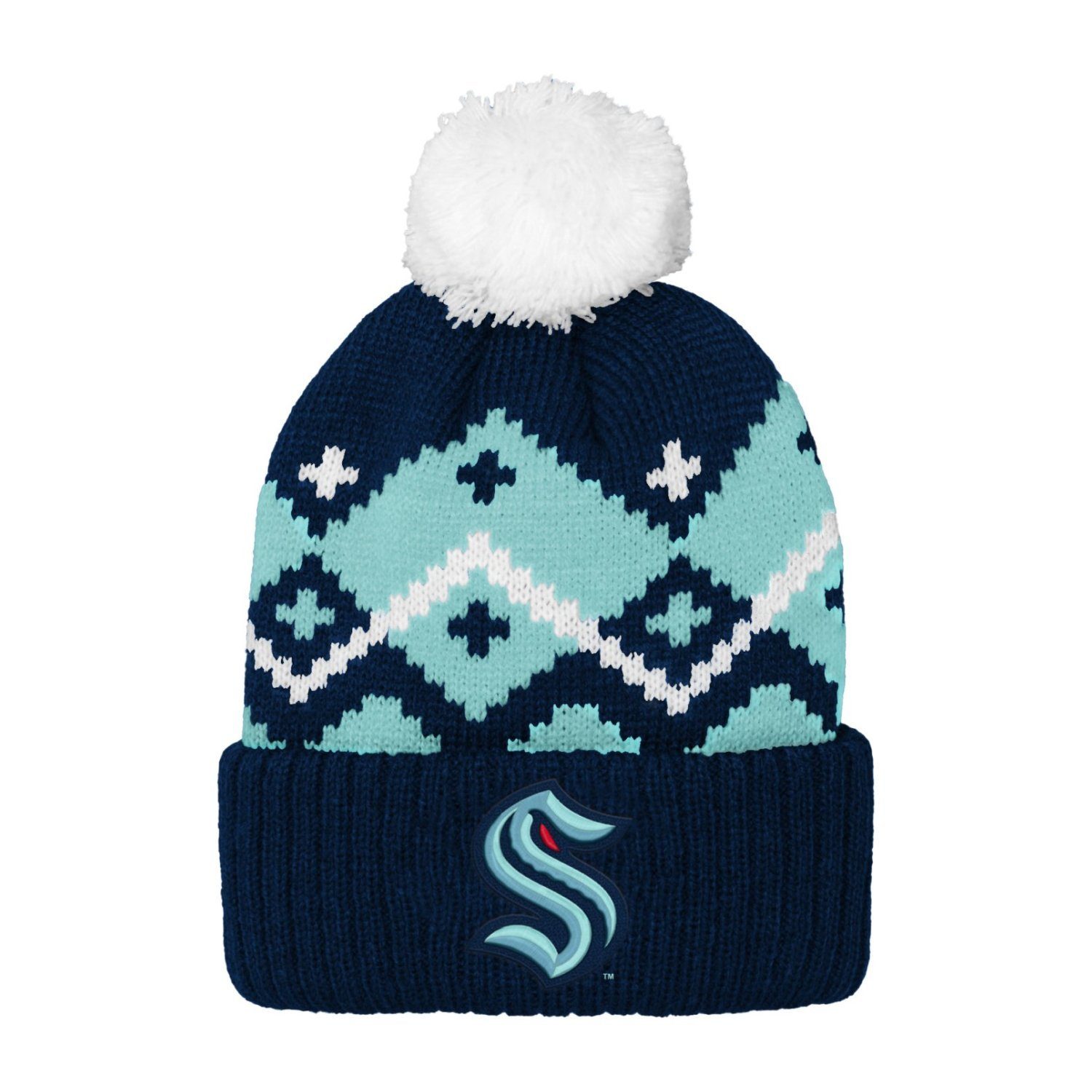 Cap Seattle Baseball PATCHWORK Kraken NHL Outerstuff