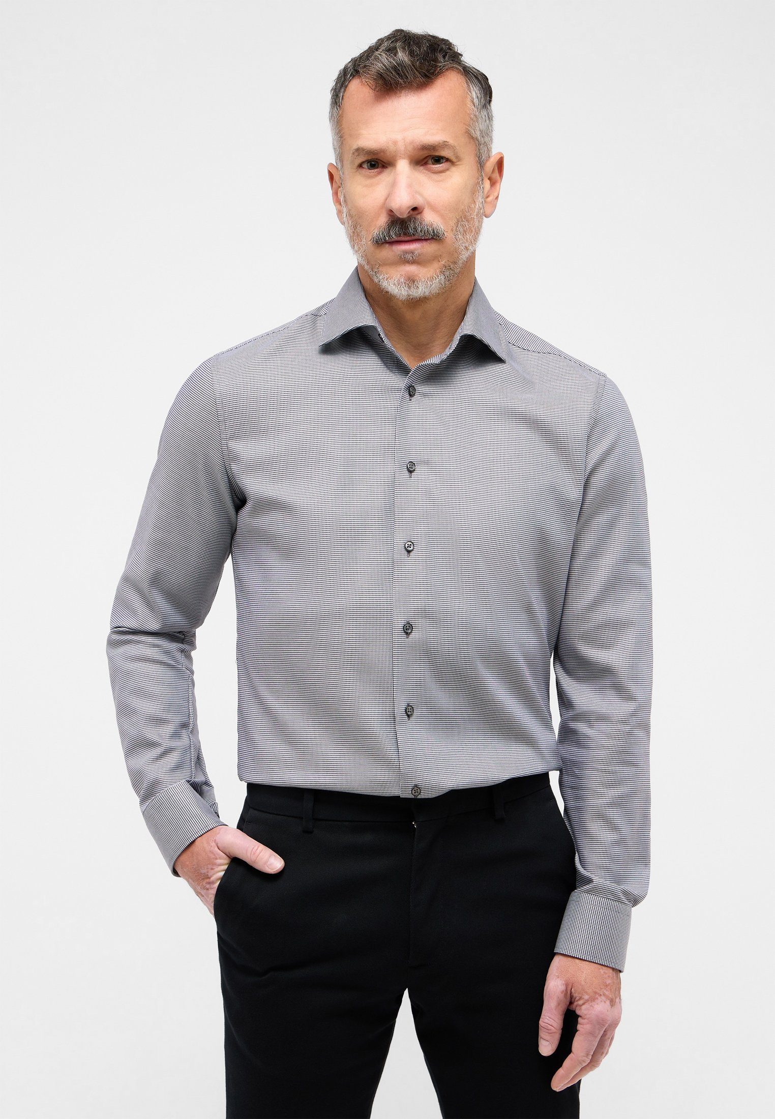 Eterna Langarmhemd SLIM FIT NON IRON günstig online kaufen