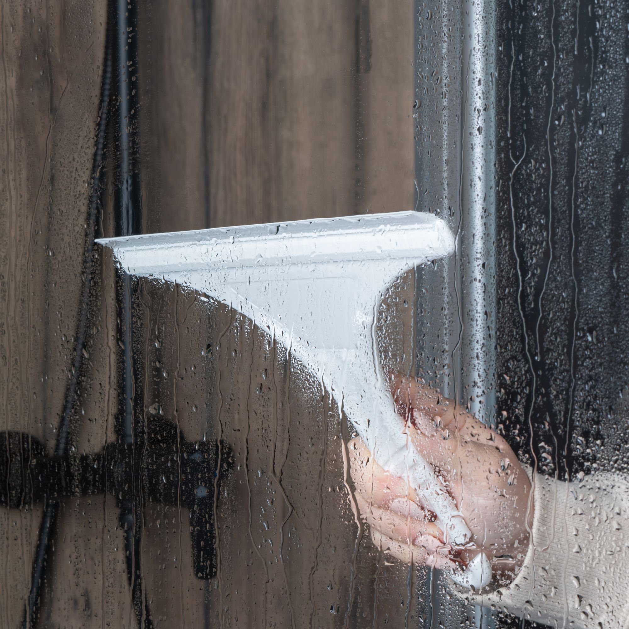 Schulte Duschabzieher, Glaswischer aus Kunststoff mit Saugknopfhalterung, w günstig online kaufen