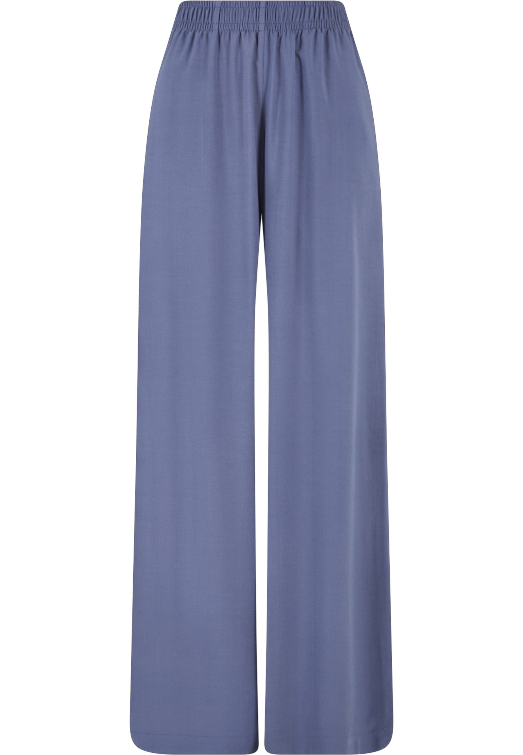 URBAN CLASSICS Stoffhose Urban Classics Damen Ladies Wide Leg Viscose Pants (1-tlg)