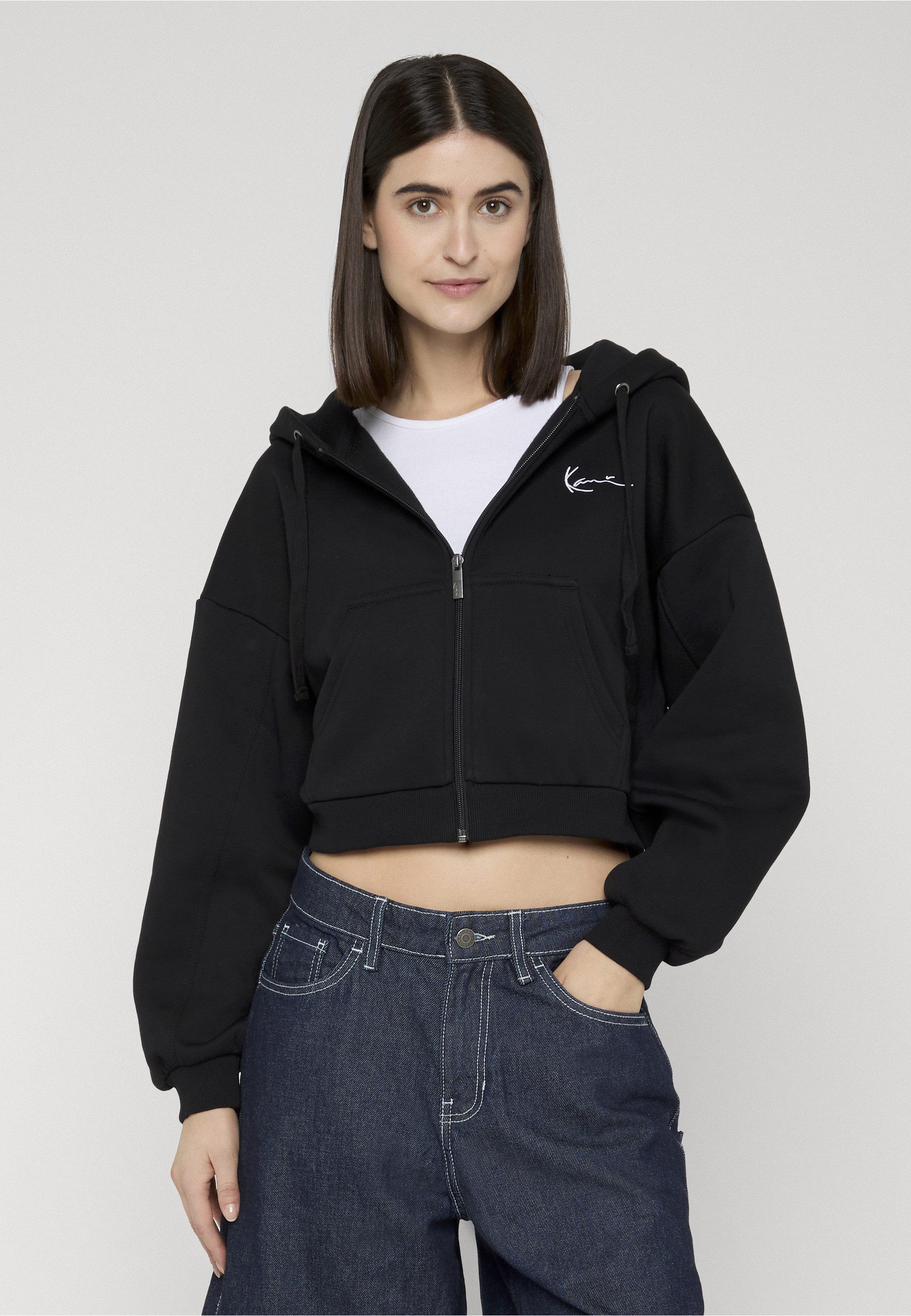Karl Kani Funktions-Kapuzensweatjacke Karl Kani Chest Signature Essential Zip Hoodie