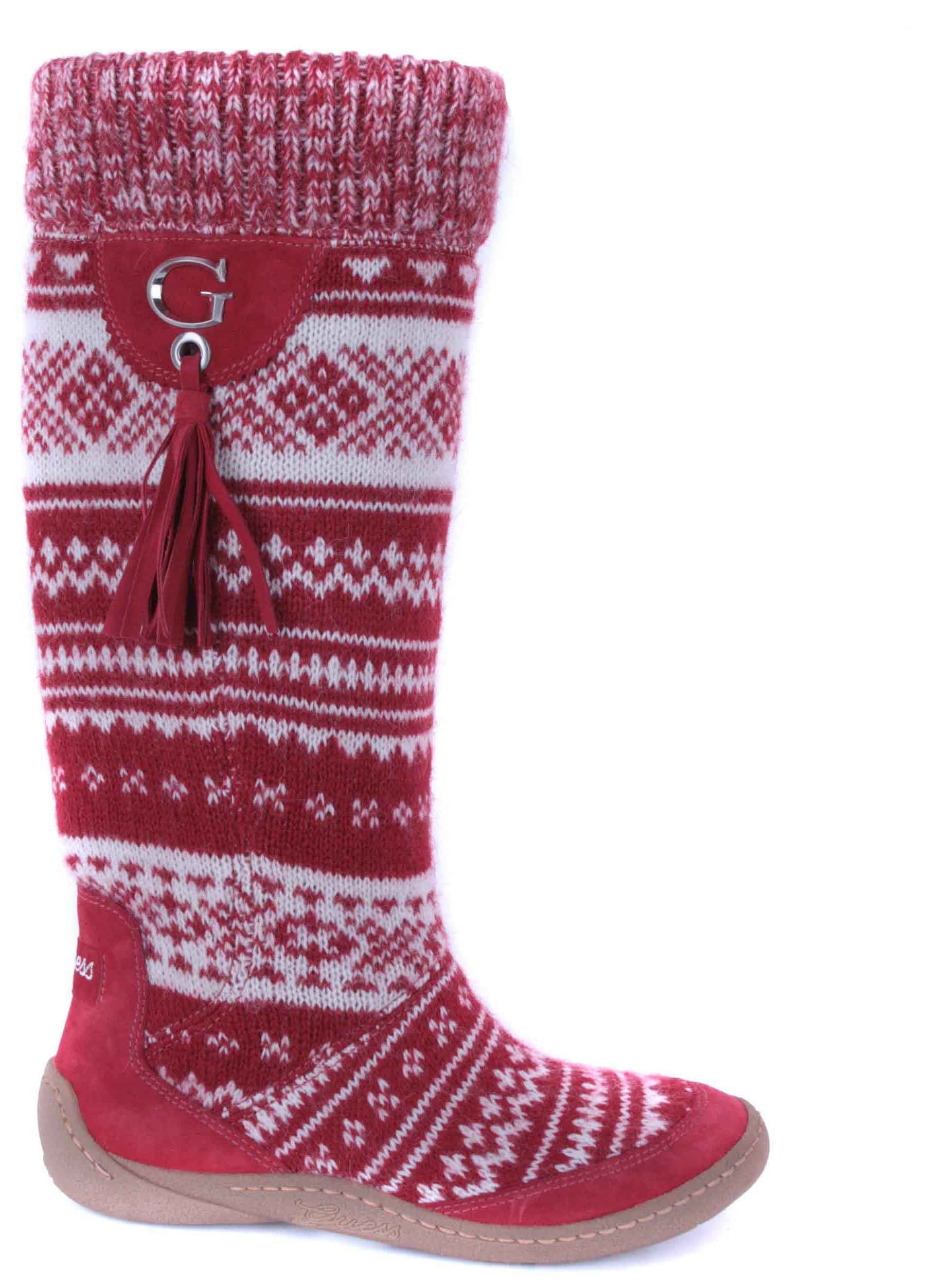 Guess Guess Damen Boots Stiefel Strickstiefel Rot Gr. 36 #6(EUR 36) Stiefel