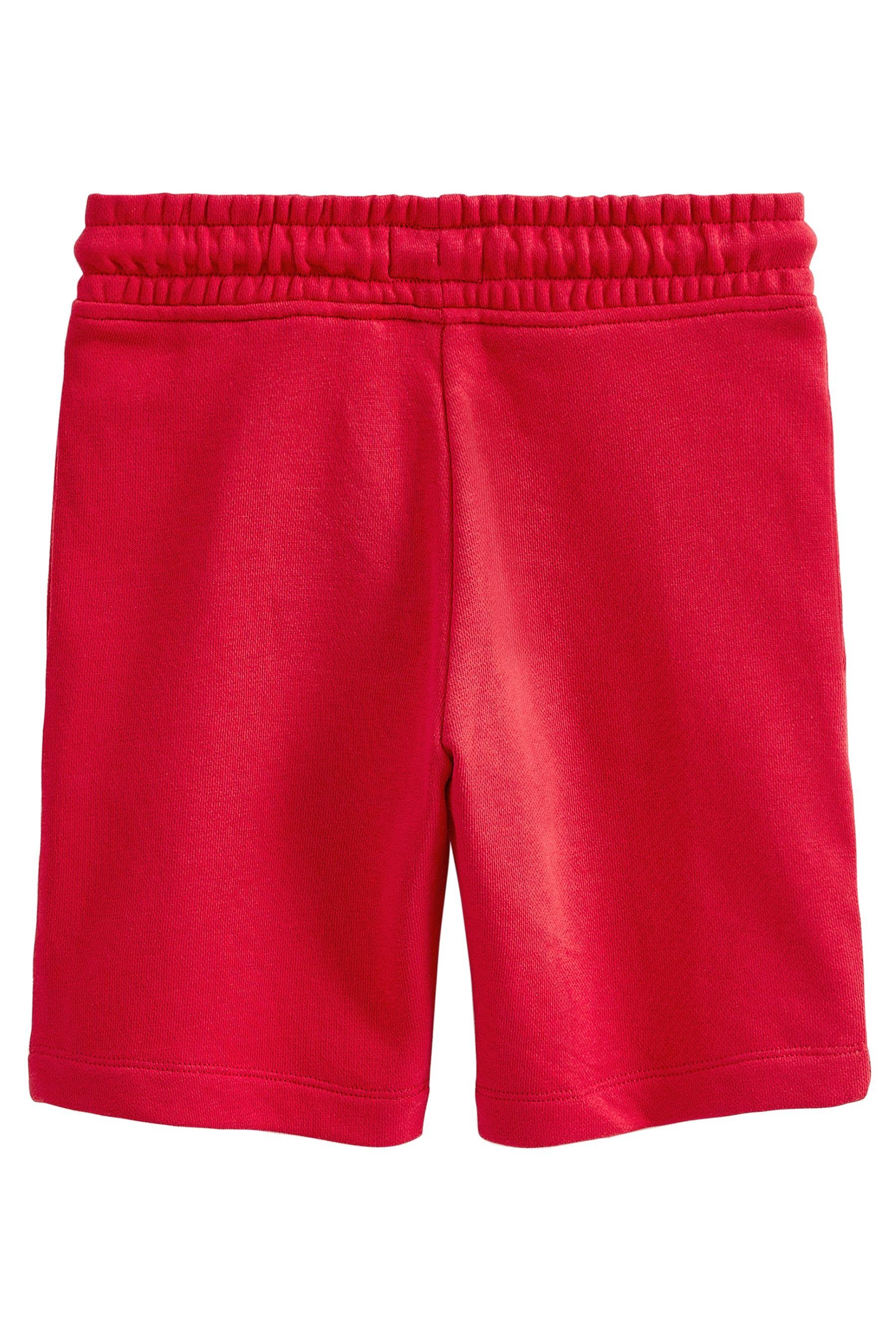 Next (3-tlg) Sweatshorts Blue/Red/Yellow Jersey-Shorts, 3er-Pack