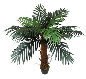 Kunstpalme Kunstpflanze Palme 100 cm wie echt künstliche Pflanze Palme, Arnusa, Höhe 100 cm, Real-Touch