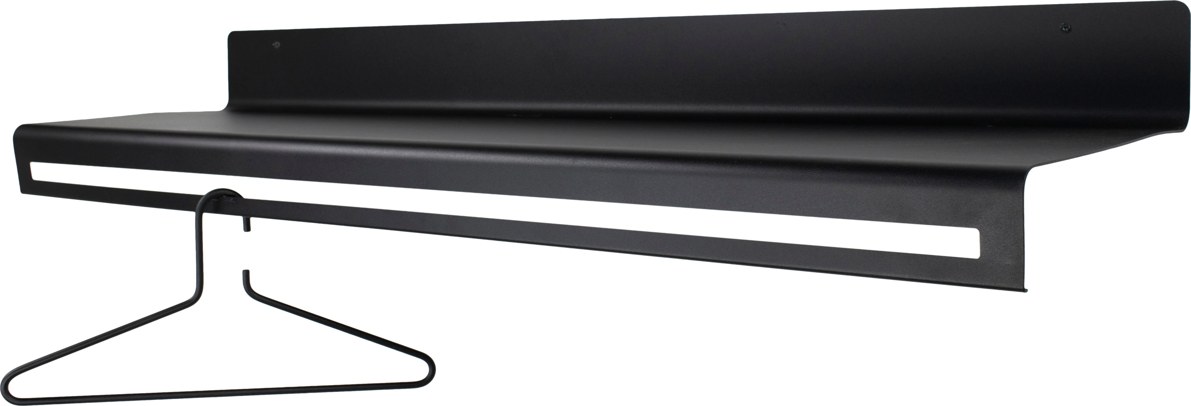 Spinder Design Garderobenleiste SWAY 120 (1 St), 2-in-1 Wandregal + Garderobe