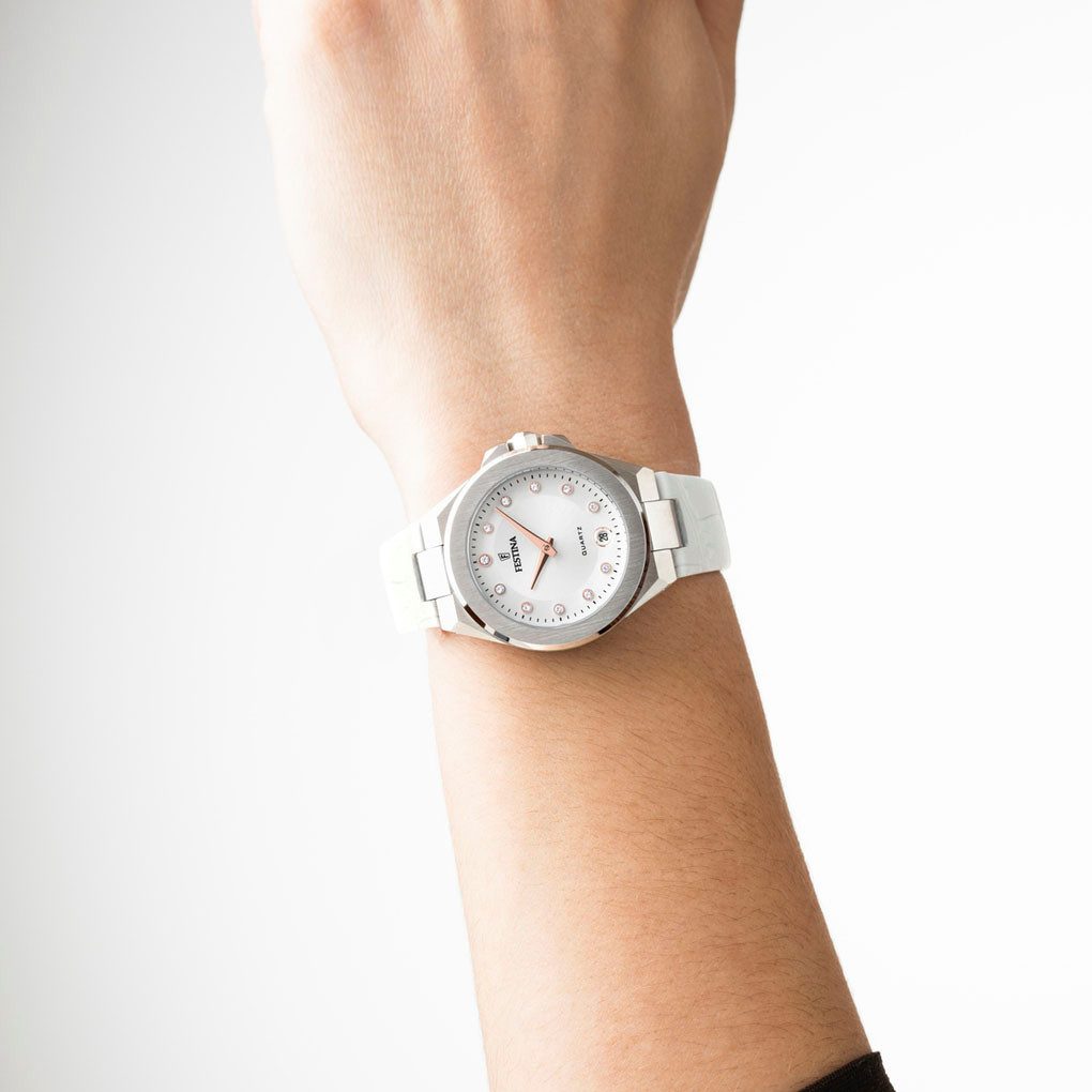 Festina Quarzuhr Mademoiselle F20701/1, Armbanduhr, Damenuhr, günstig online kaufen
