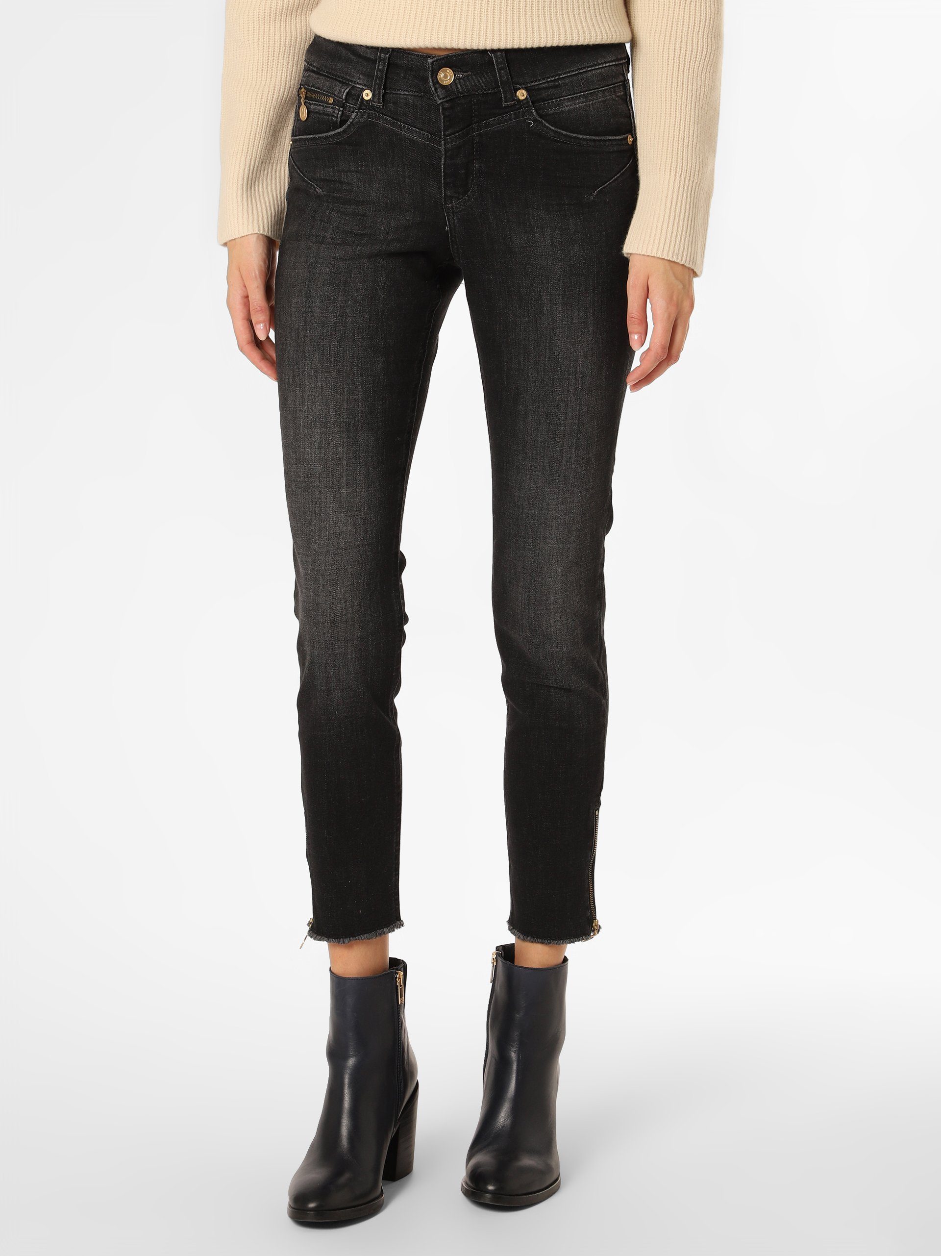 MAC schwarz Slim Rich Slim-fit-Jeans