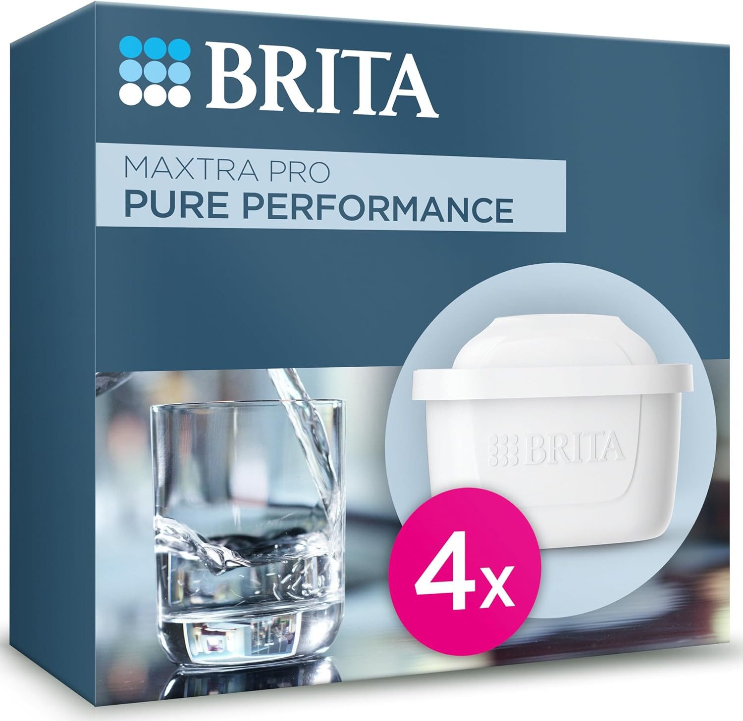 Wasserfilter Kartusche MAXTRA PRO Pure Performance (All-in1) 4er-Pack