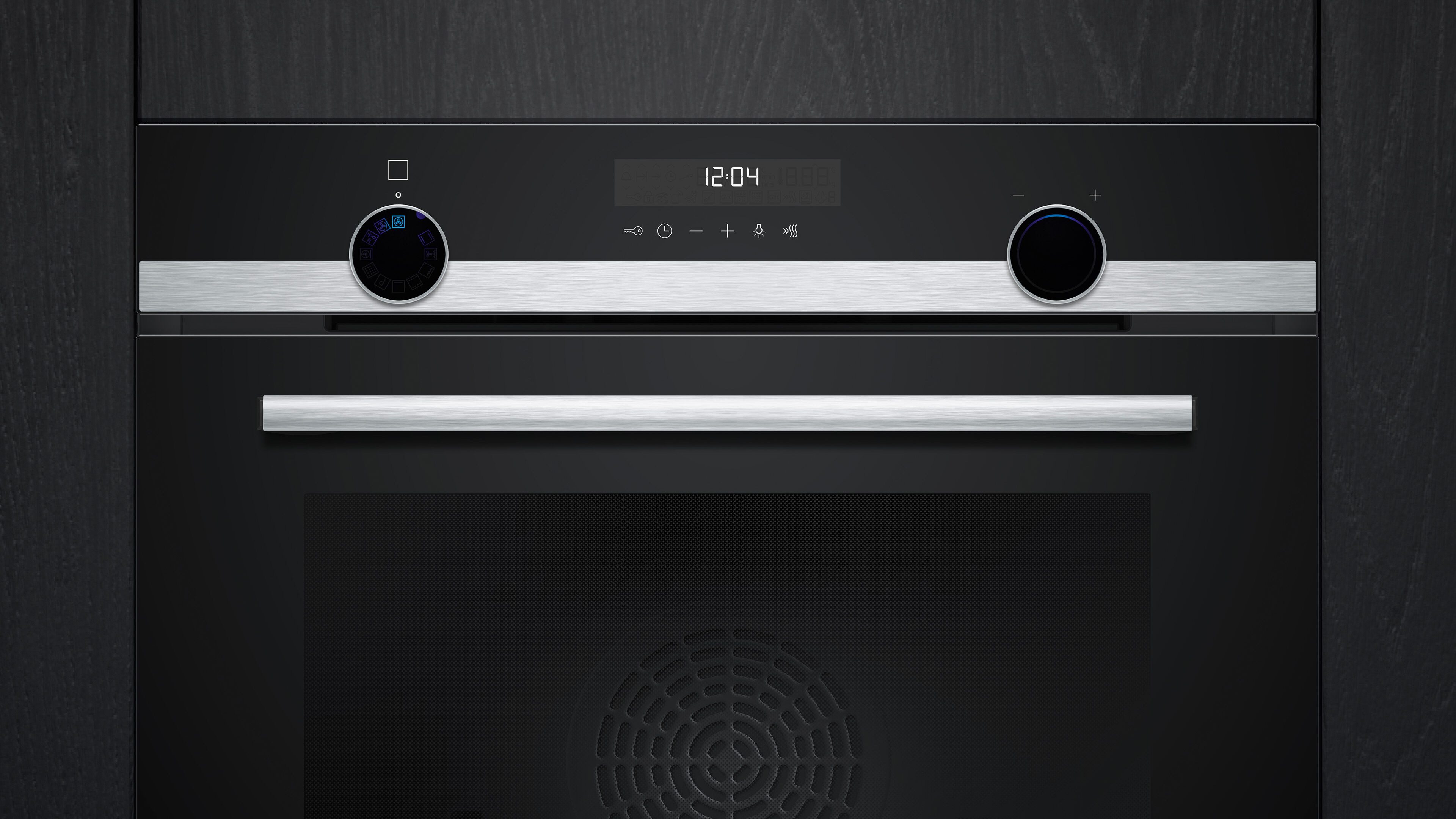 SIEMENS Pyrolyse Backofen iQ500 HB578HBS7, mit Teleskopauszug nachrüstbar, Pyrolyse-Selbstreinigung, Backwagen mit ausziehbarer Tür für bequemes Kochen & Backen – Bild 4 von 5