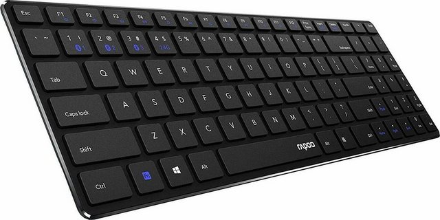 Rapoo Rapoo Multi mode Wireless Keyboard E9100M, schwarz Gaming Tastatur  - Onlineshop OTTO