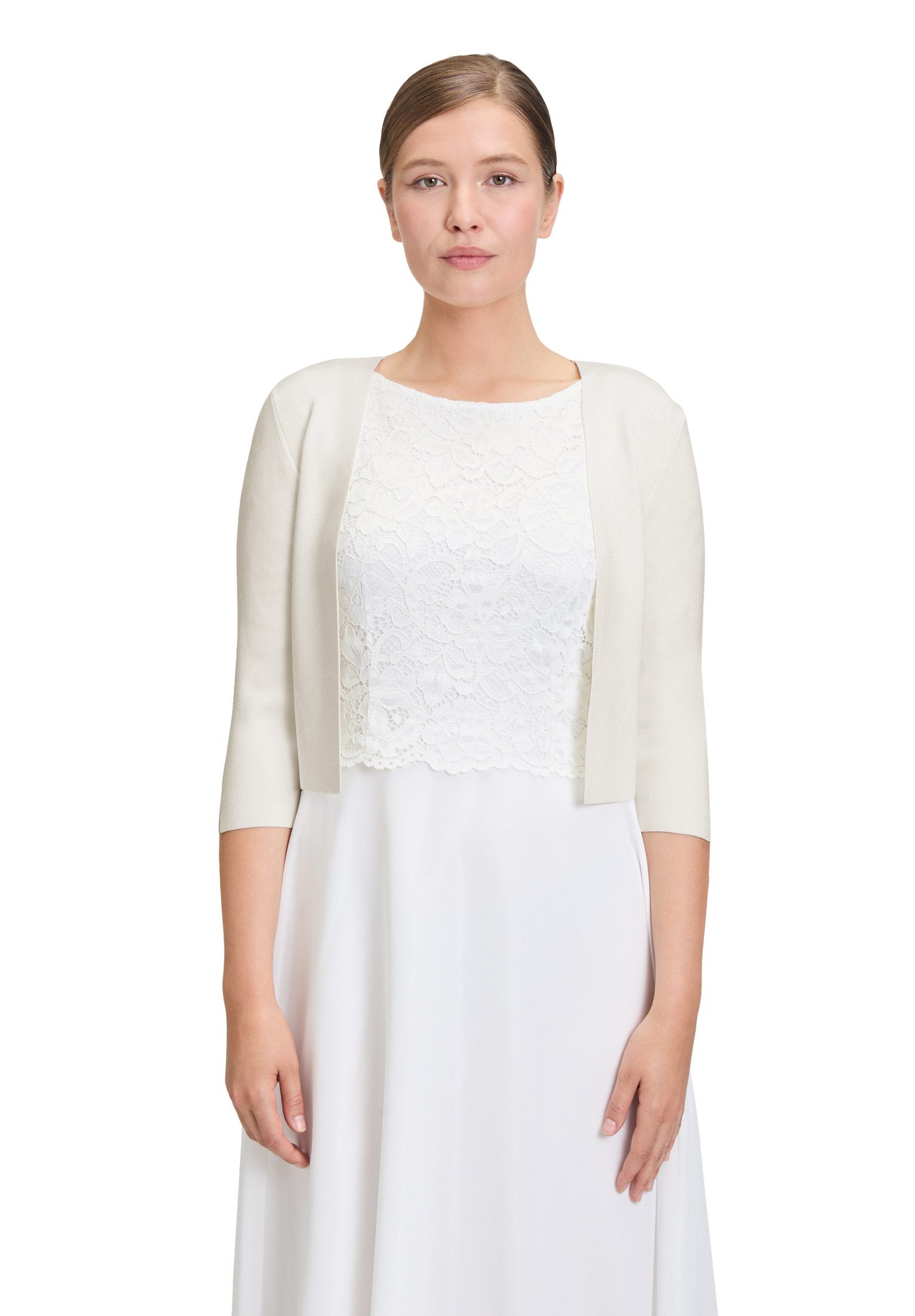 Vera Mont Strickjacke "Damen Strickbolero ohne Verschluss" 1 Stk. tlg. Glit günstig online kaufen