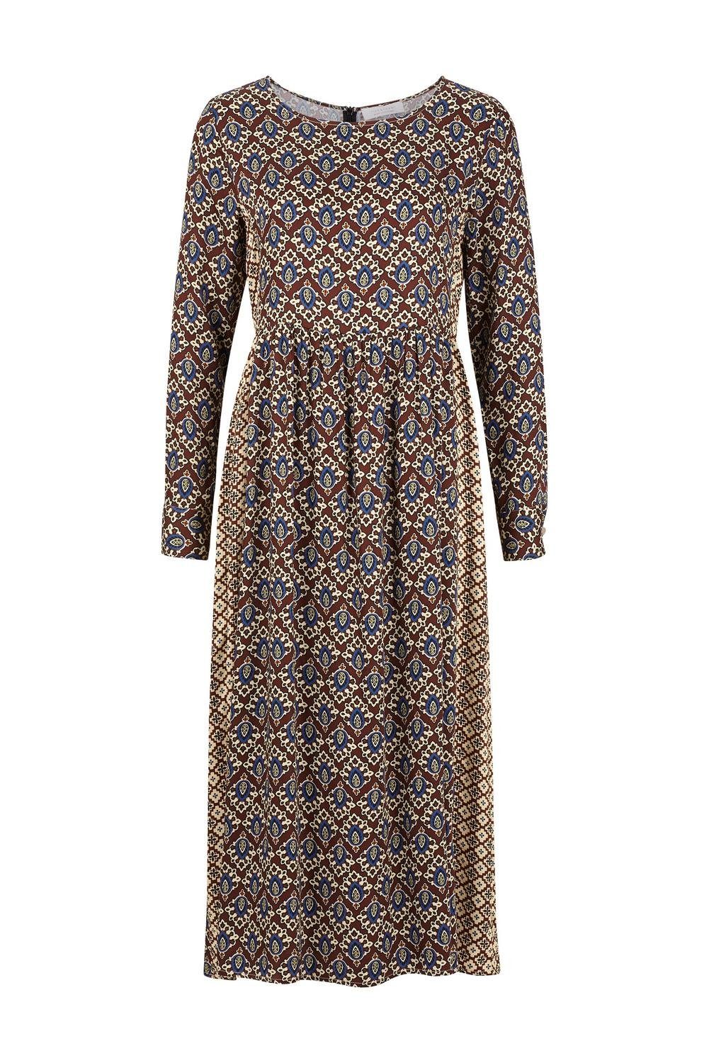 RICHROYAL Maxikleid printmix midi dress FSC