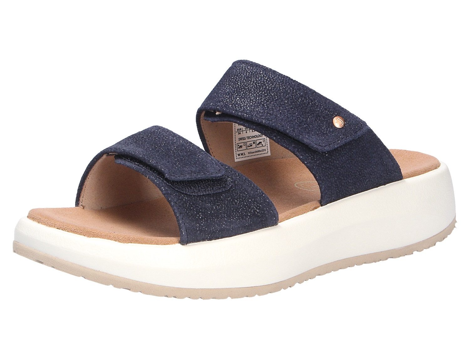 Joya Damen Pantolette (Weicher Gehcomfort) Echtleder