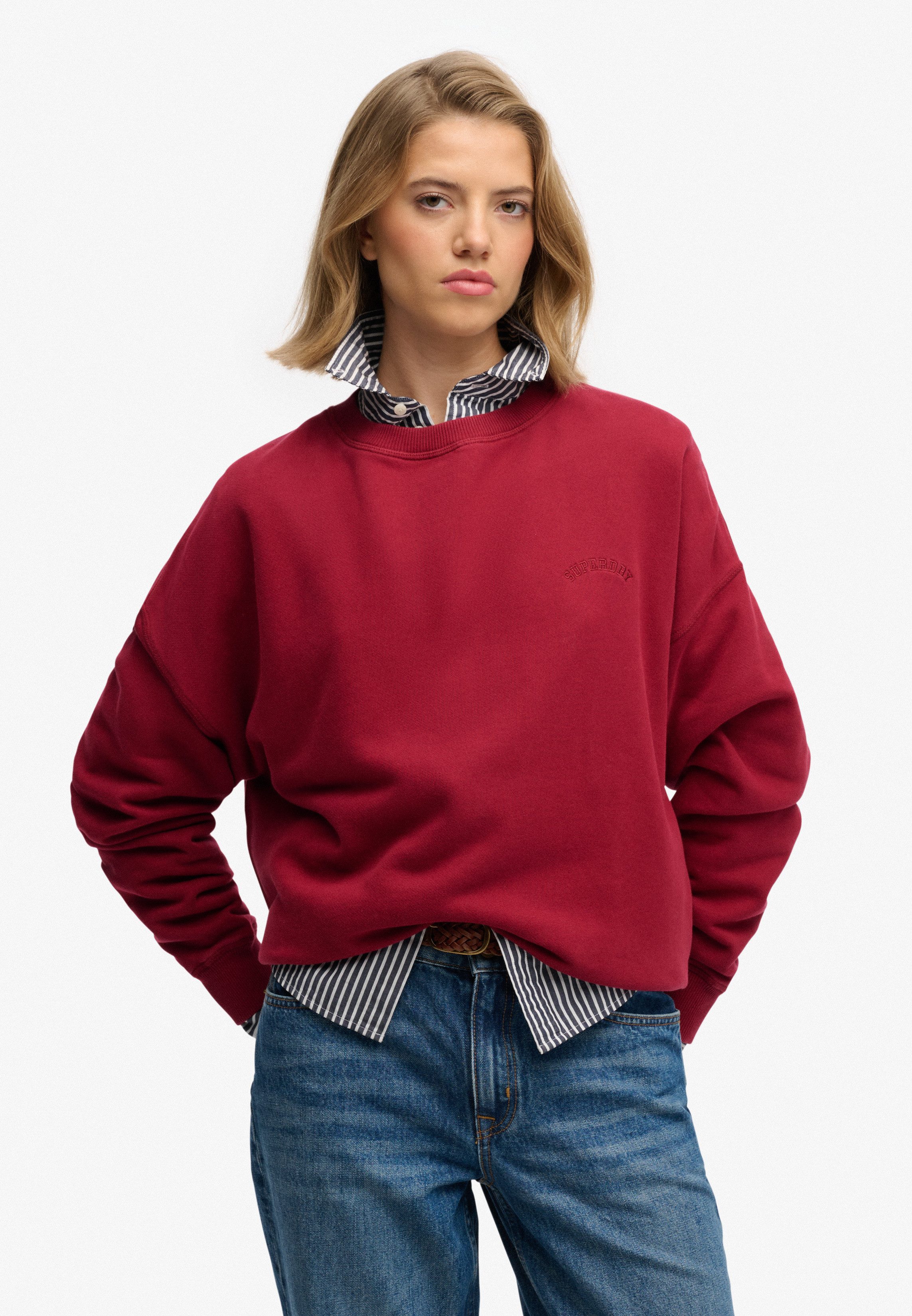 Superdry Sweatshirt ESSENTIAL LOGO CREW günstig online kaufen