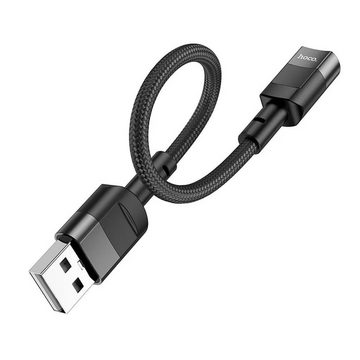 HOCO Adapter USB (Stecker) auf Typ C (Buchse) U107 10cm schwarz USB-Adapter