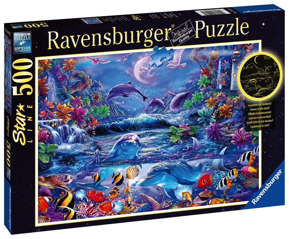 Line Mondlichts Puzzle Teile Star des 500 Ravensburger Ravensburger Zauber 500 Puzzleteile 15047, Im Puzzle