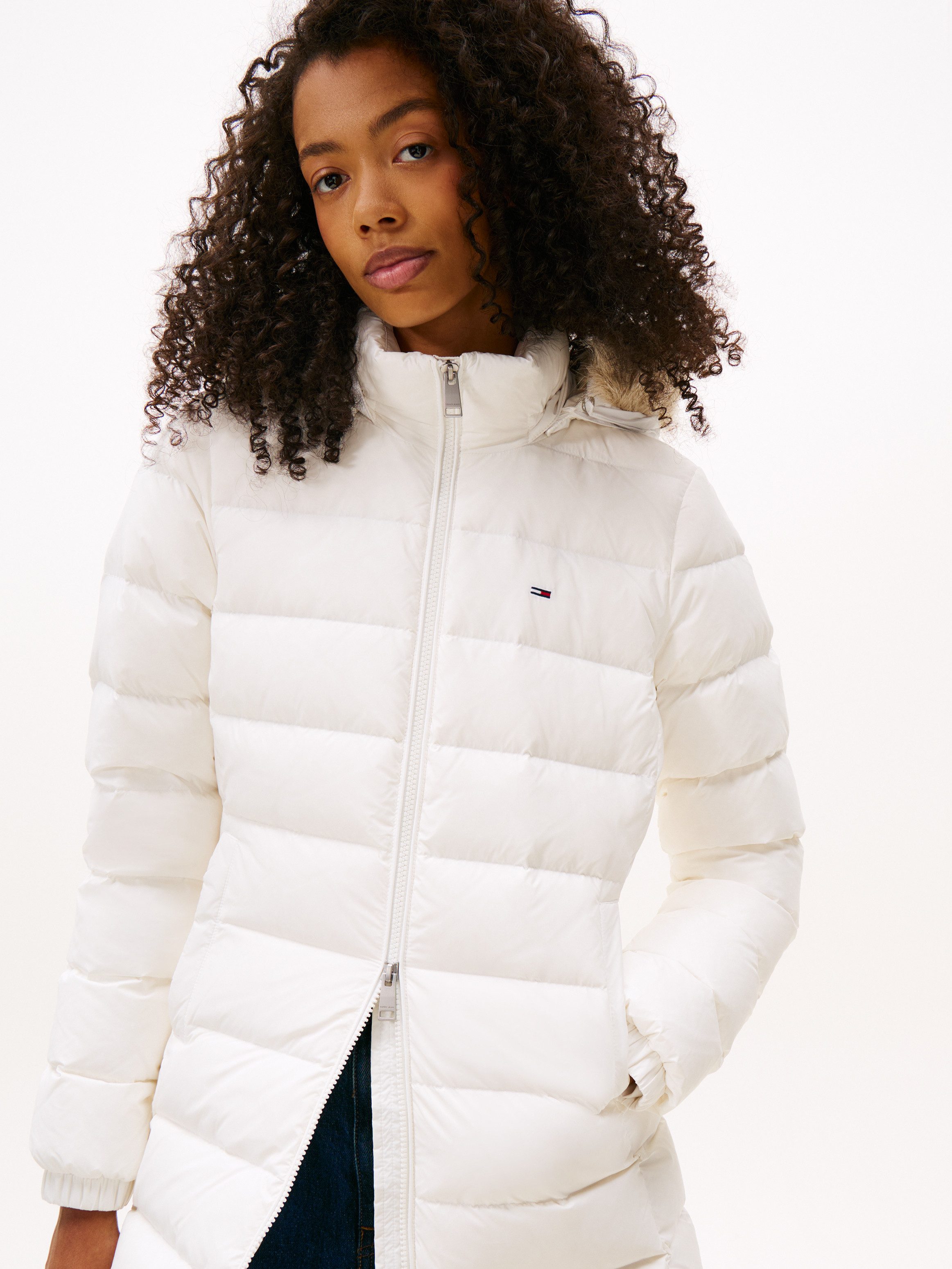 Tommy Jeans Steppmantel TJW ESSENTIAL HOODED günstig online kaufen