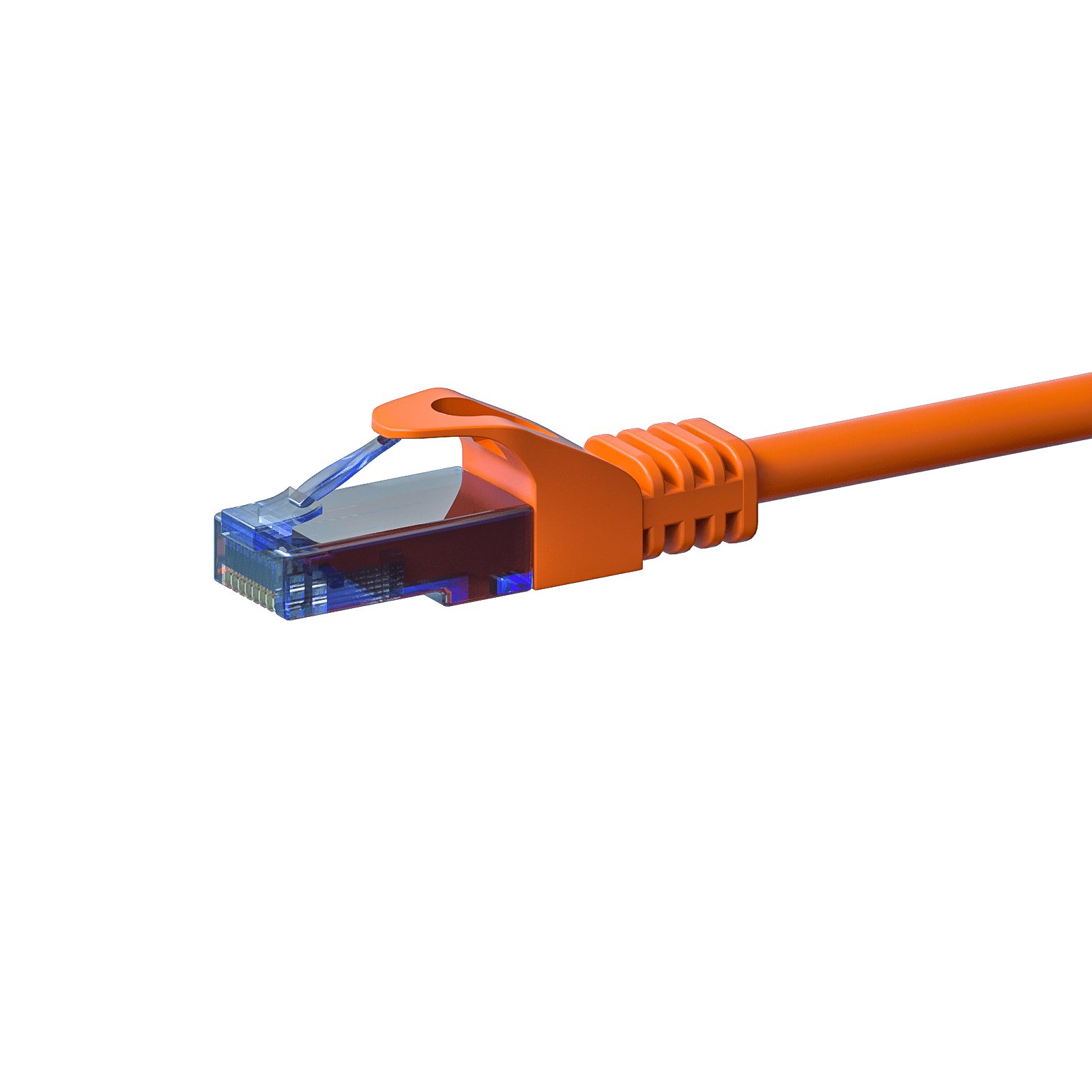 Danicom Danicom CAT6a Netzwerkkabel 100% Kupfer - U/UTP - 0,15 Meter - Orange Netzwerkkabel, RJ45, RJ45 (15 cm), Cat6a, 100% Kupfer