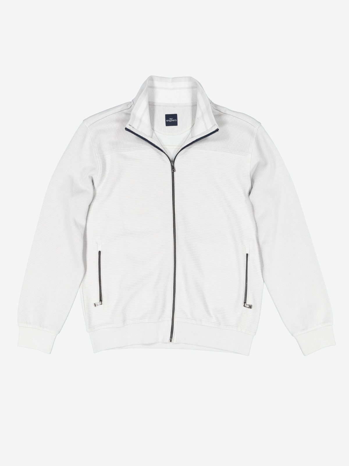 Engbers Sweatjacke Herren Sweatjacke regular, Silbergrau