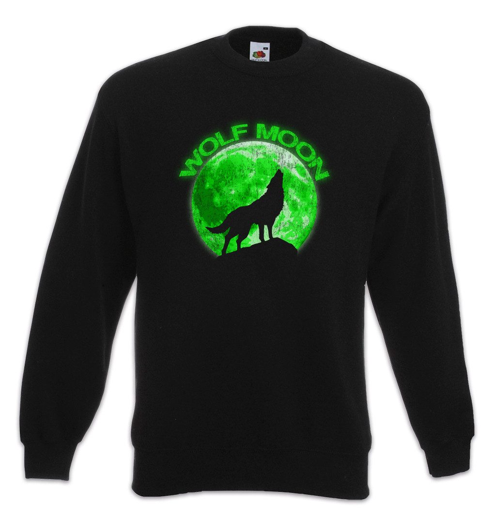 Sweatshirt Wolf Moon Sweatshirt Wölfe Mond Type Werwolf The O Werewolf Horror Das