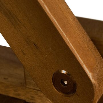 Casaria Klapptisch Akazie (1-St), Wetterfest klappbar Holz FSC®-zertifiziert 40kg Belastbarkeit 46x46cm