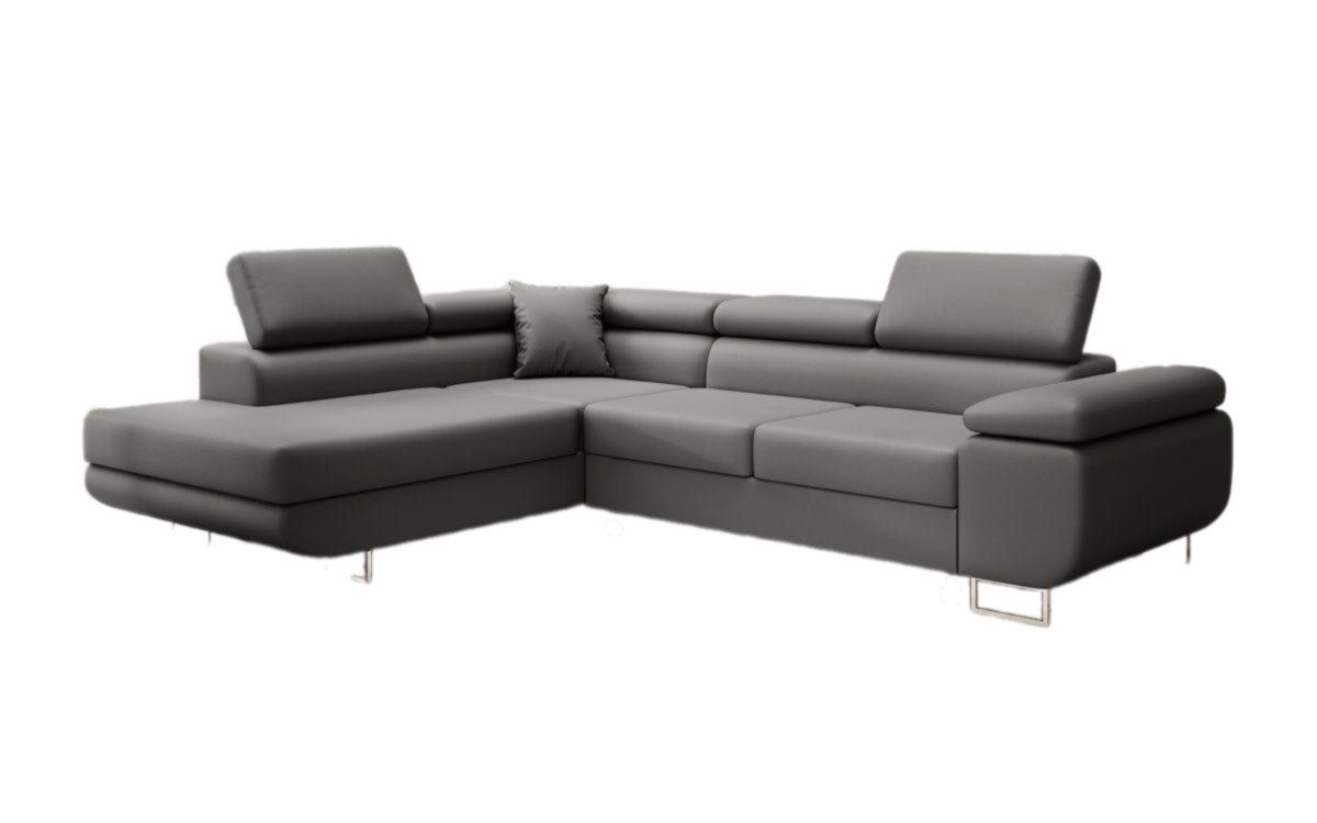Luxusbetten24 Schlafsofa Designer Sofa Aston Kunstleder, günstig online kaufen