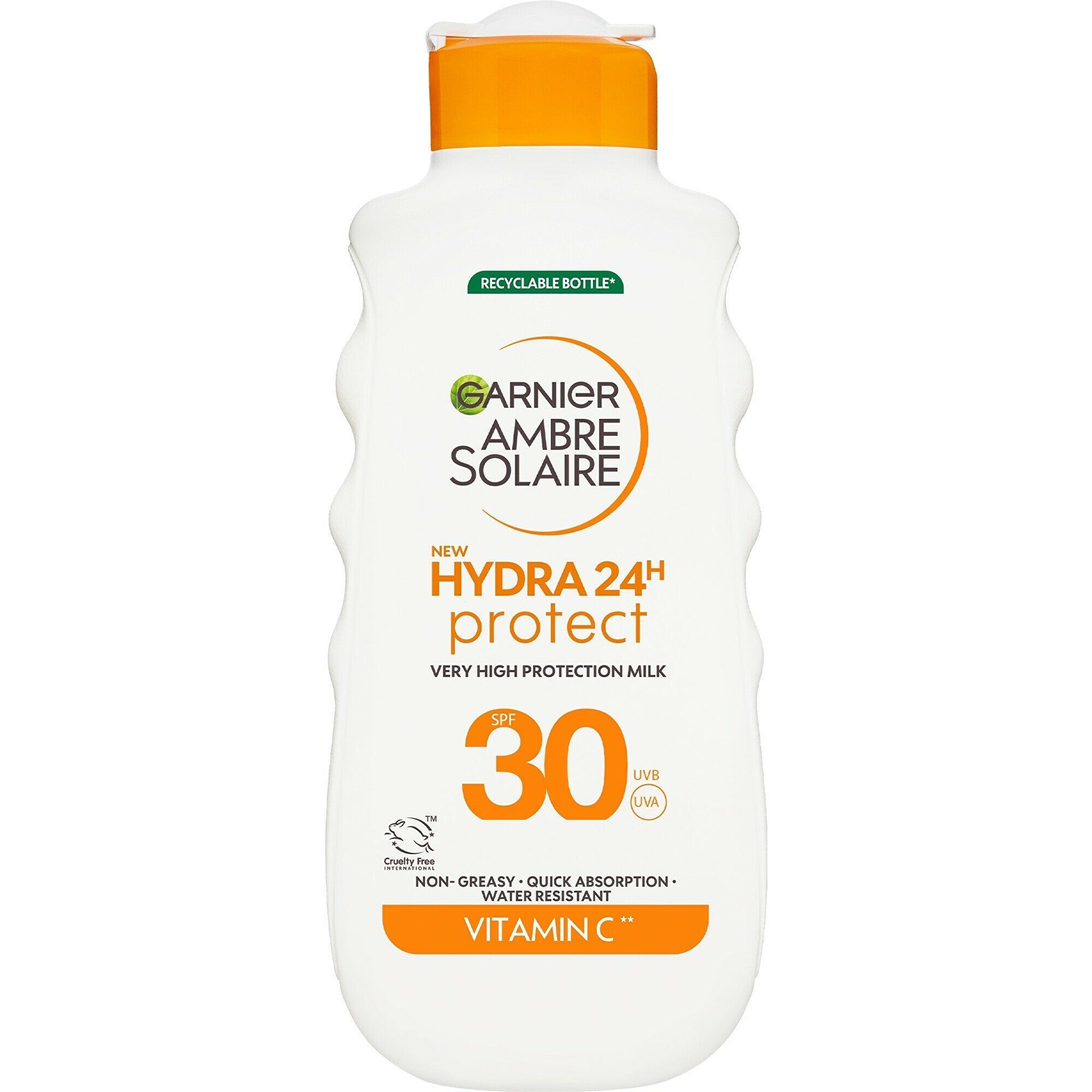 GARNIER Körpermilch Sonnenschutzmilch SPF 30 Ambre Solaire Hydra 24h Protect