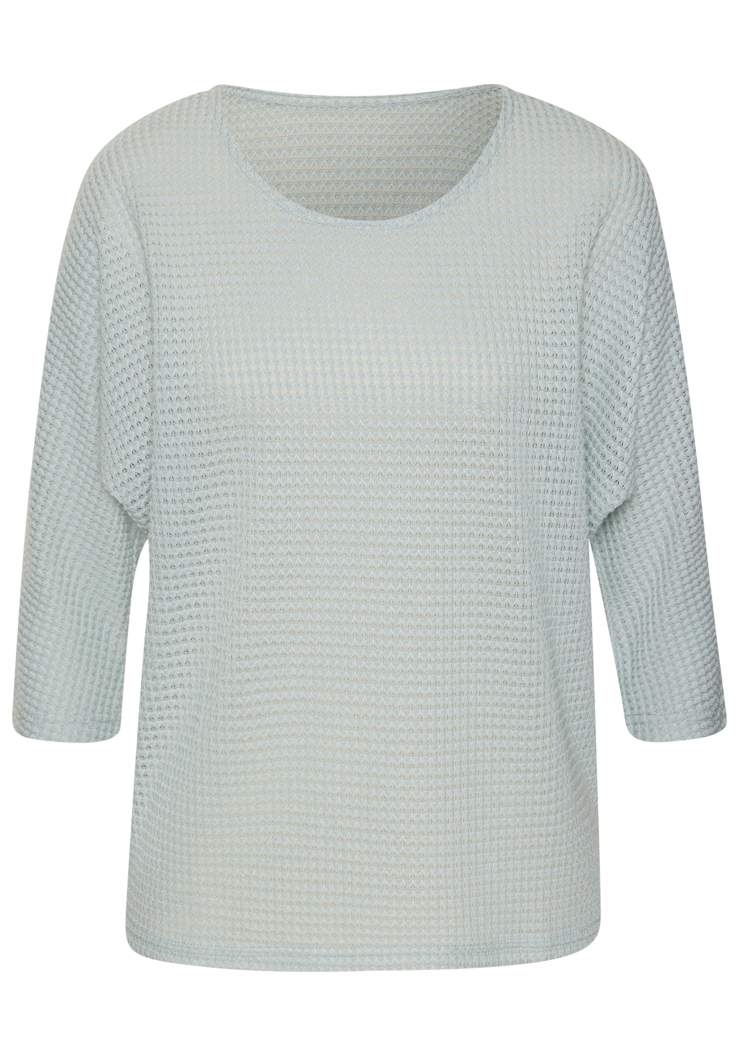 Vivance 3/4-Arm-Shirt aus bügelfreiem Waffelstrick aus bügelfreier Strickqualität. € 24,99