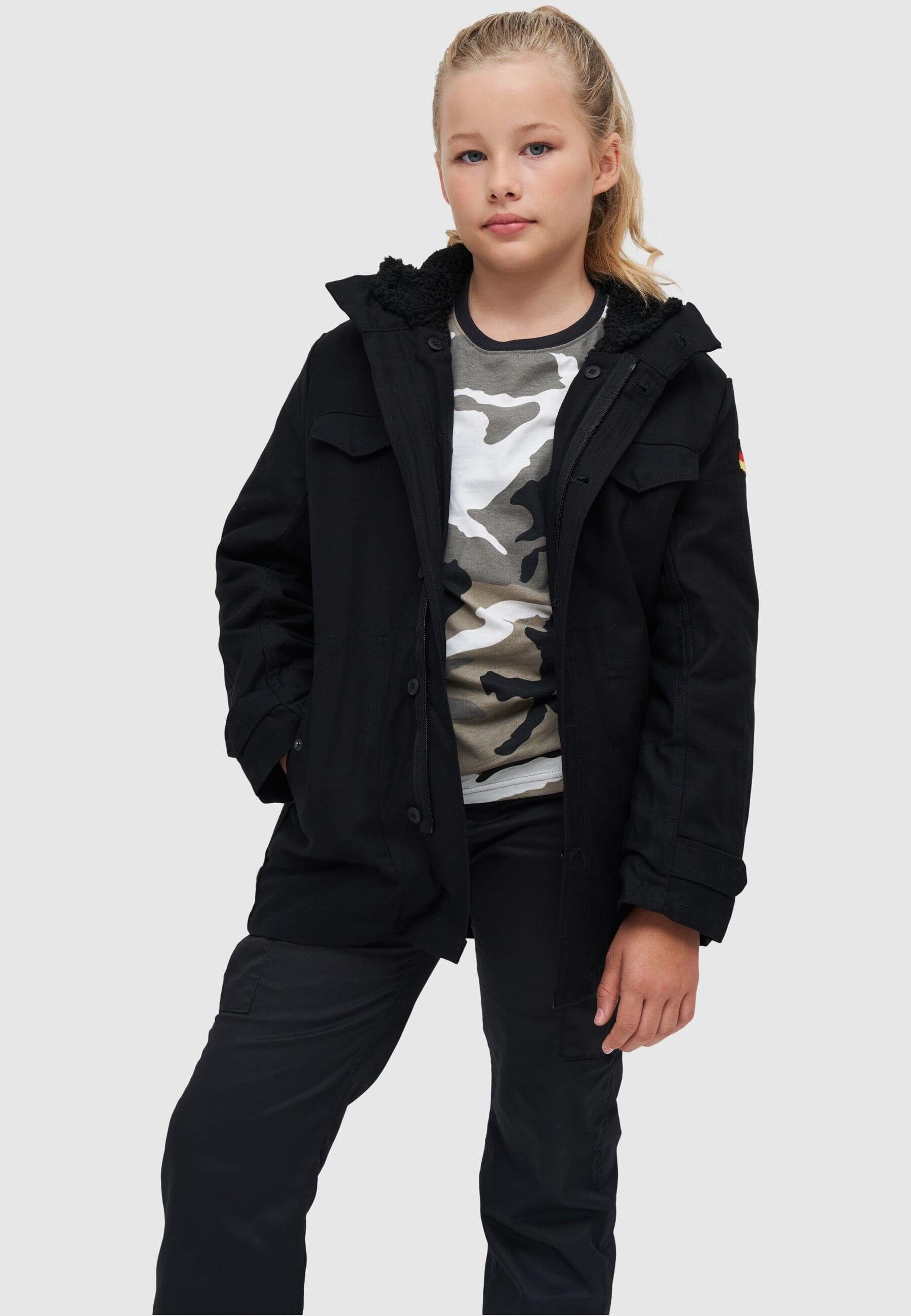 Brandit Parka Herren Parka black BW Kids (1-St)