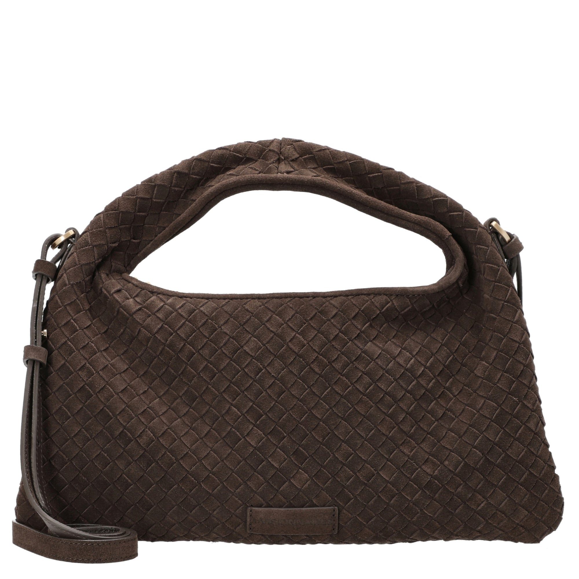 Les Visionnaires Henkeltasche Sadie Weave Cozy - Henkeltasche (dark brown) günstig online kaufen