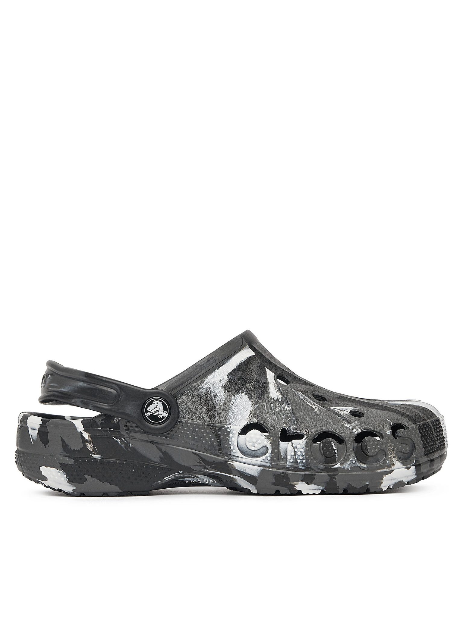 Crocs Crocs Unisex Flip Flops Crocs-206935-066 Schwarz Weiß Schwarz Шлепанцы