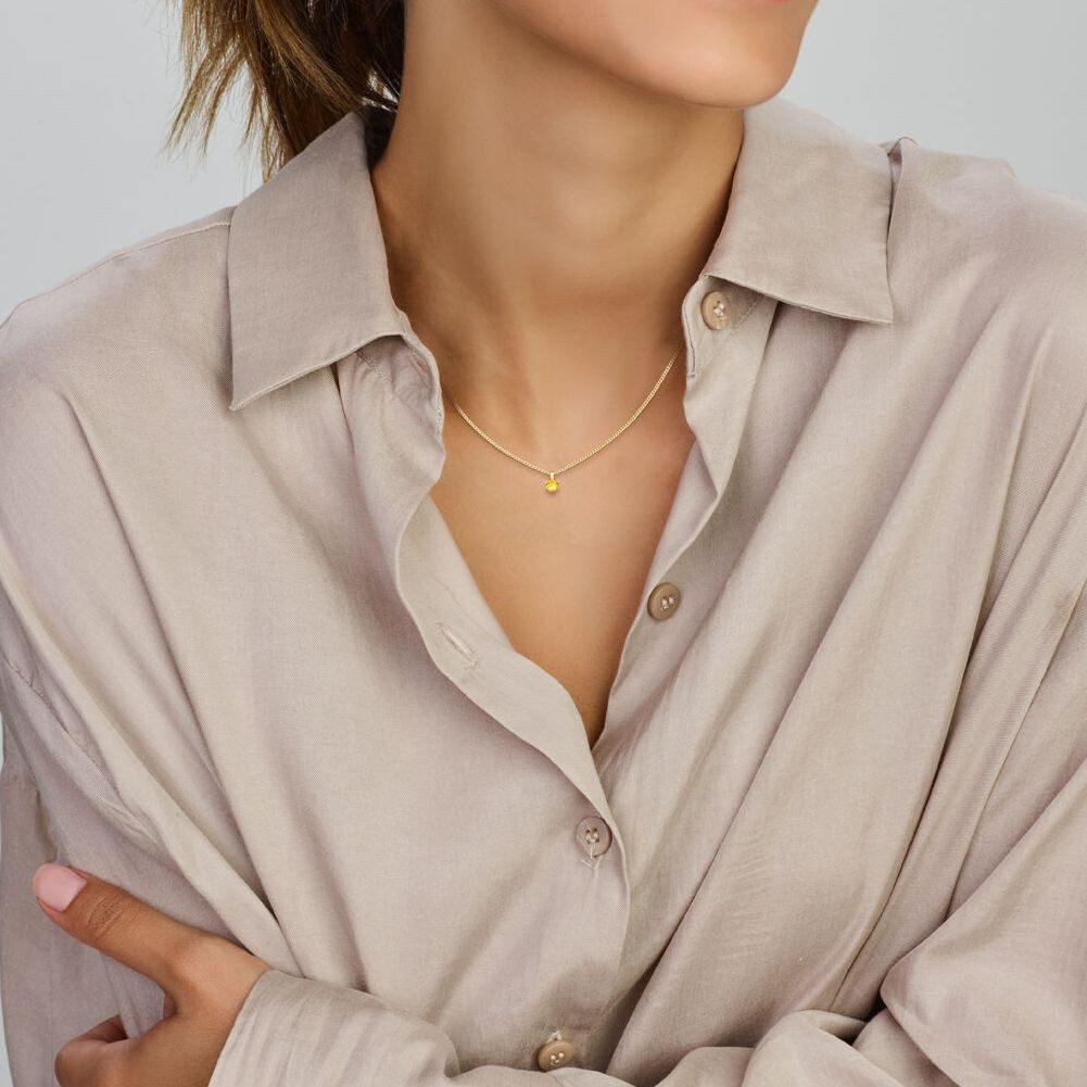 NICEANDnoble Kettenanhänger 585er Gelbgold Kettenanhänger Zirkonia citrin-g günstig online kaufen