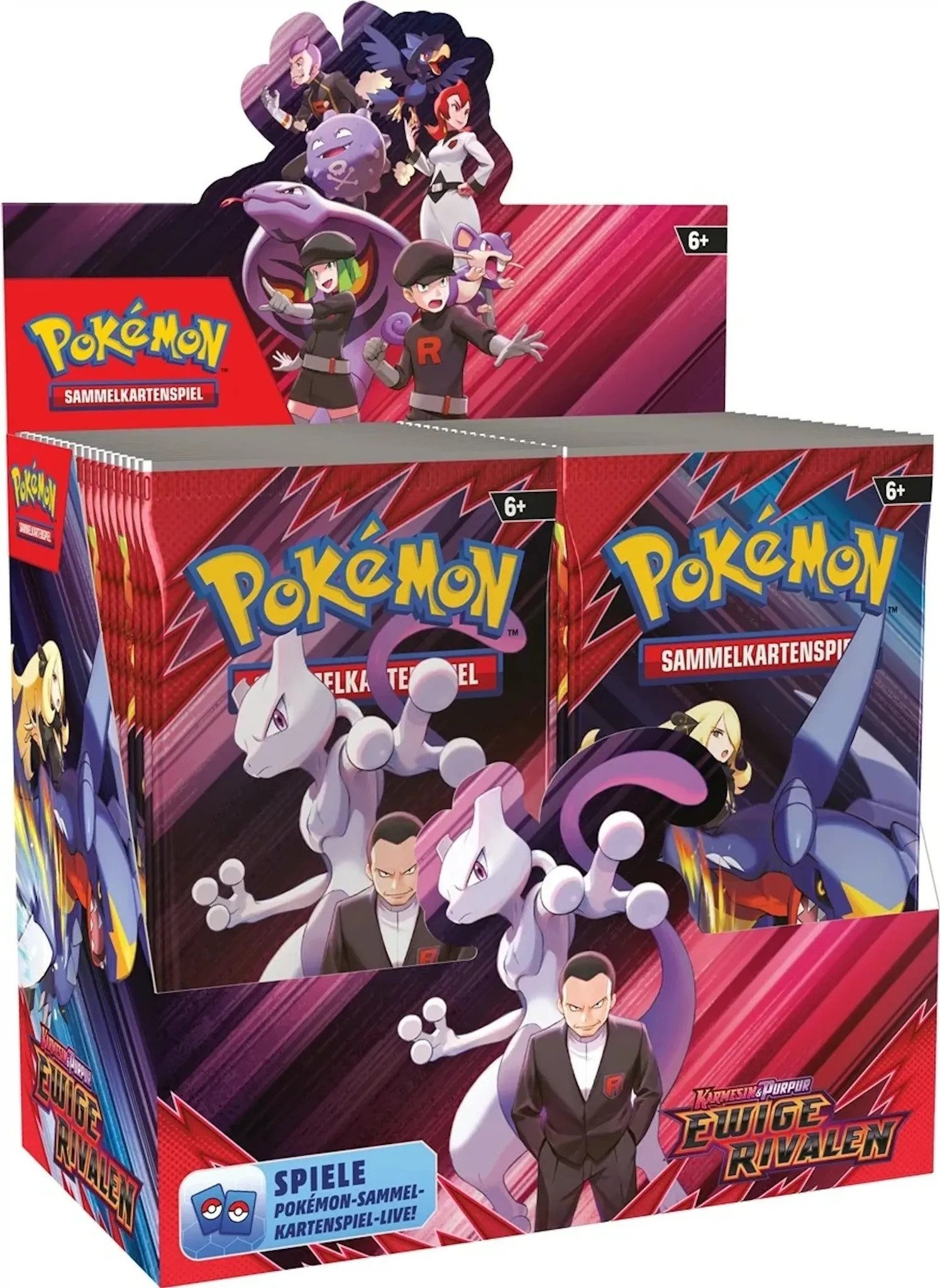 POKEMON JUEGO DE CARTAS Sammelkarte KP10 Ewige Rivalen 36er Display (Deutsch)