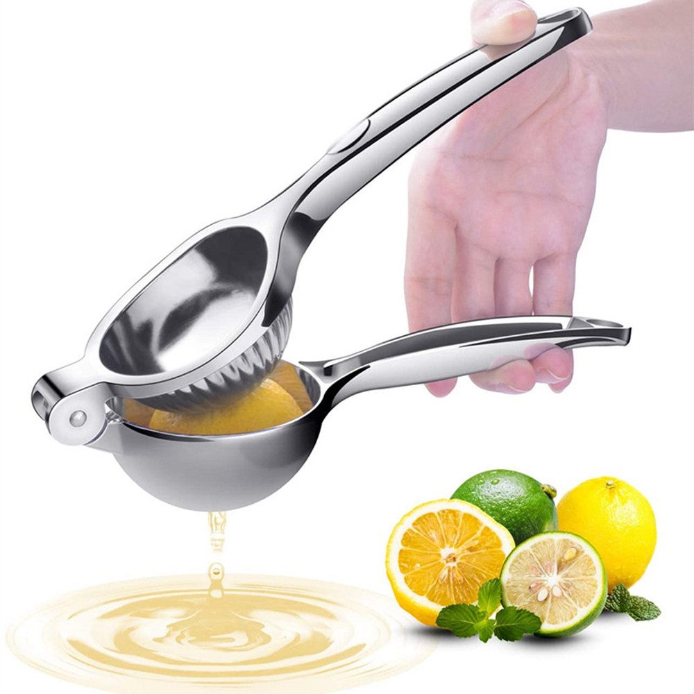 TUWENA Zitruspresse 7 cm Zitronenpresse, Ergonomischer Klein Limettenpresse, Zitruspresse