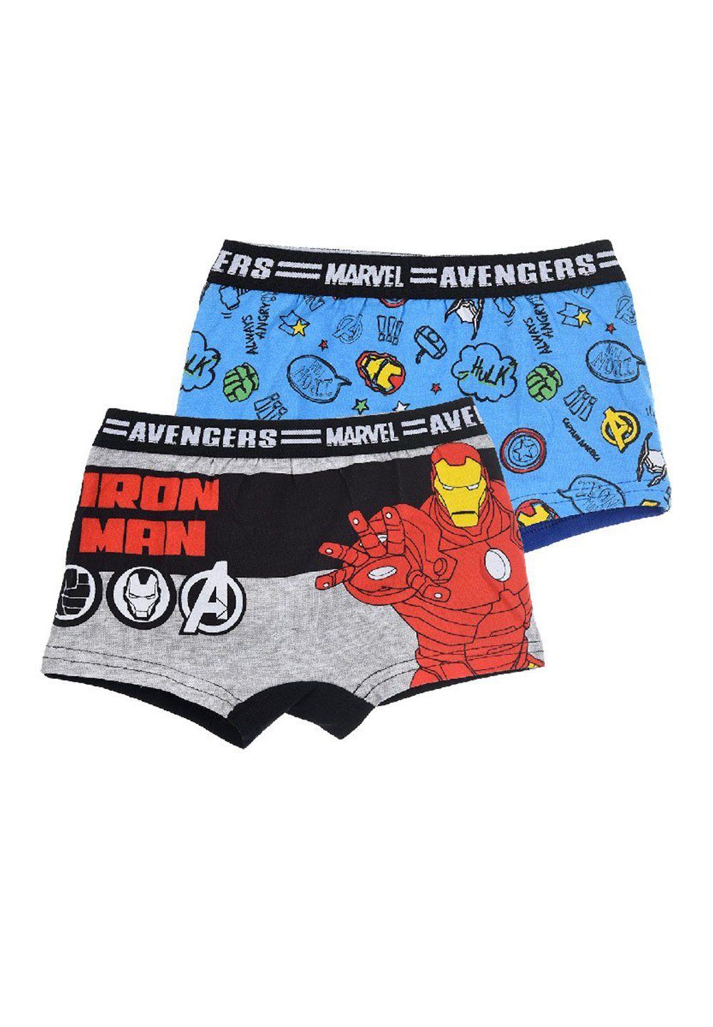 Unterhosen AVENGERS The Pants (2-St) Jungen Boxershorts Kinder