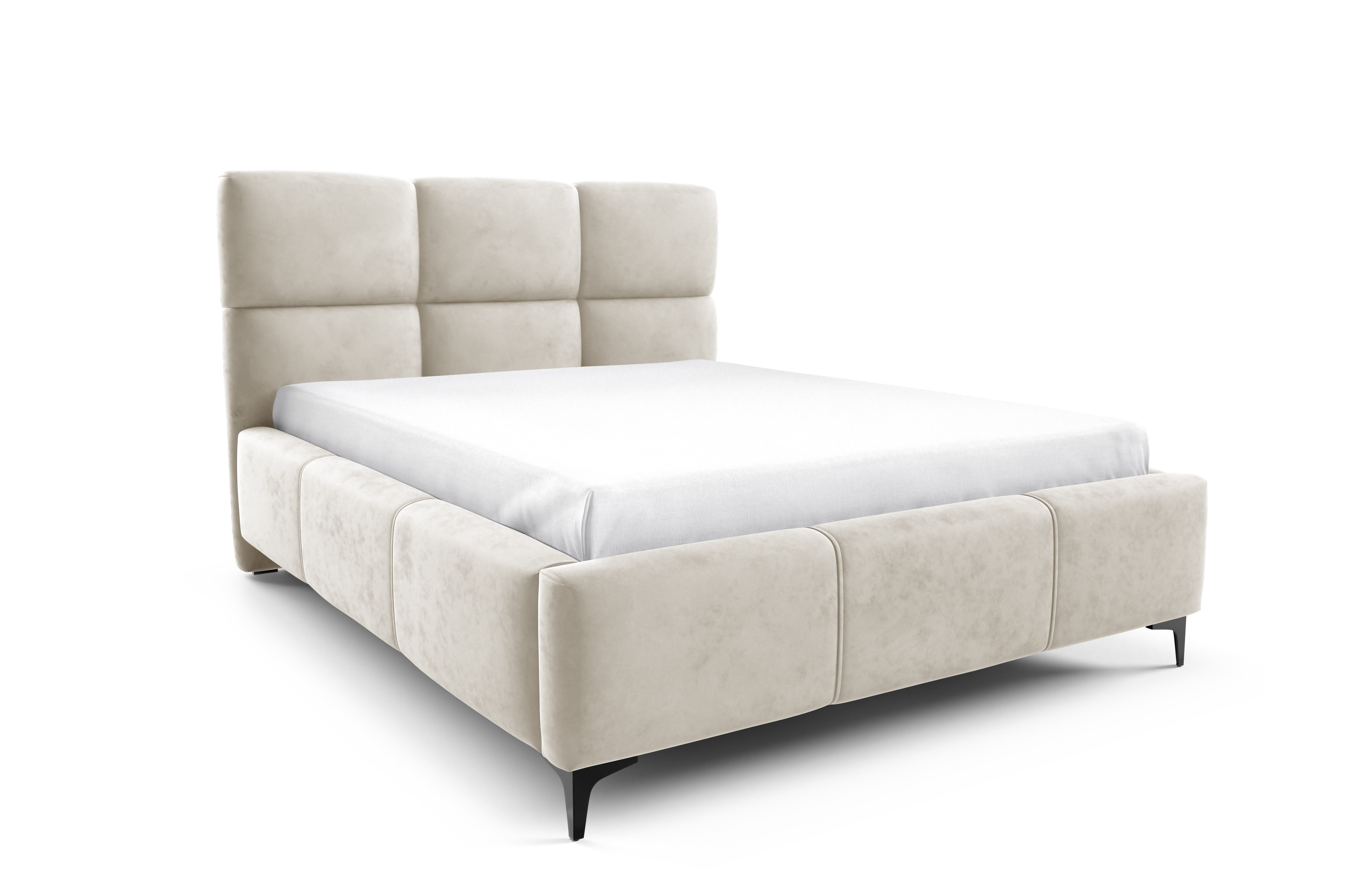 thematys Polsterbett Modernes Bett mit Lattenrost - 140x200 - 200x200 cm